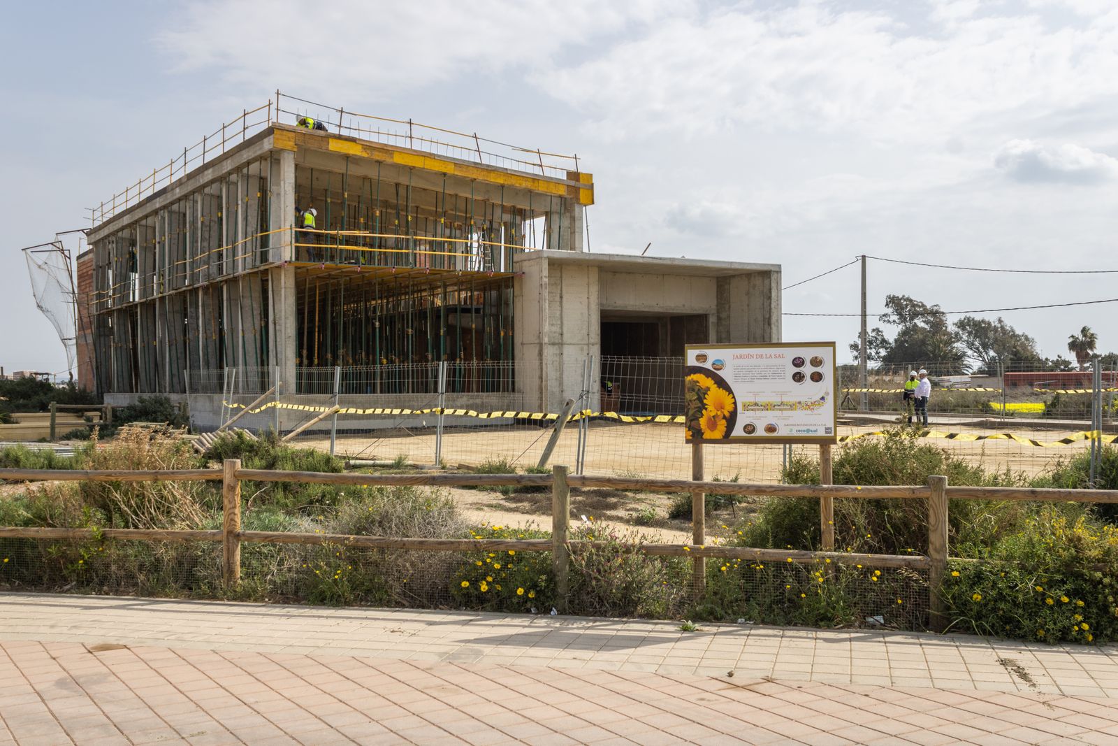 Obras en el campus de la Universidad de Almería