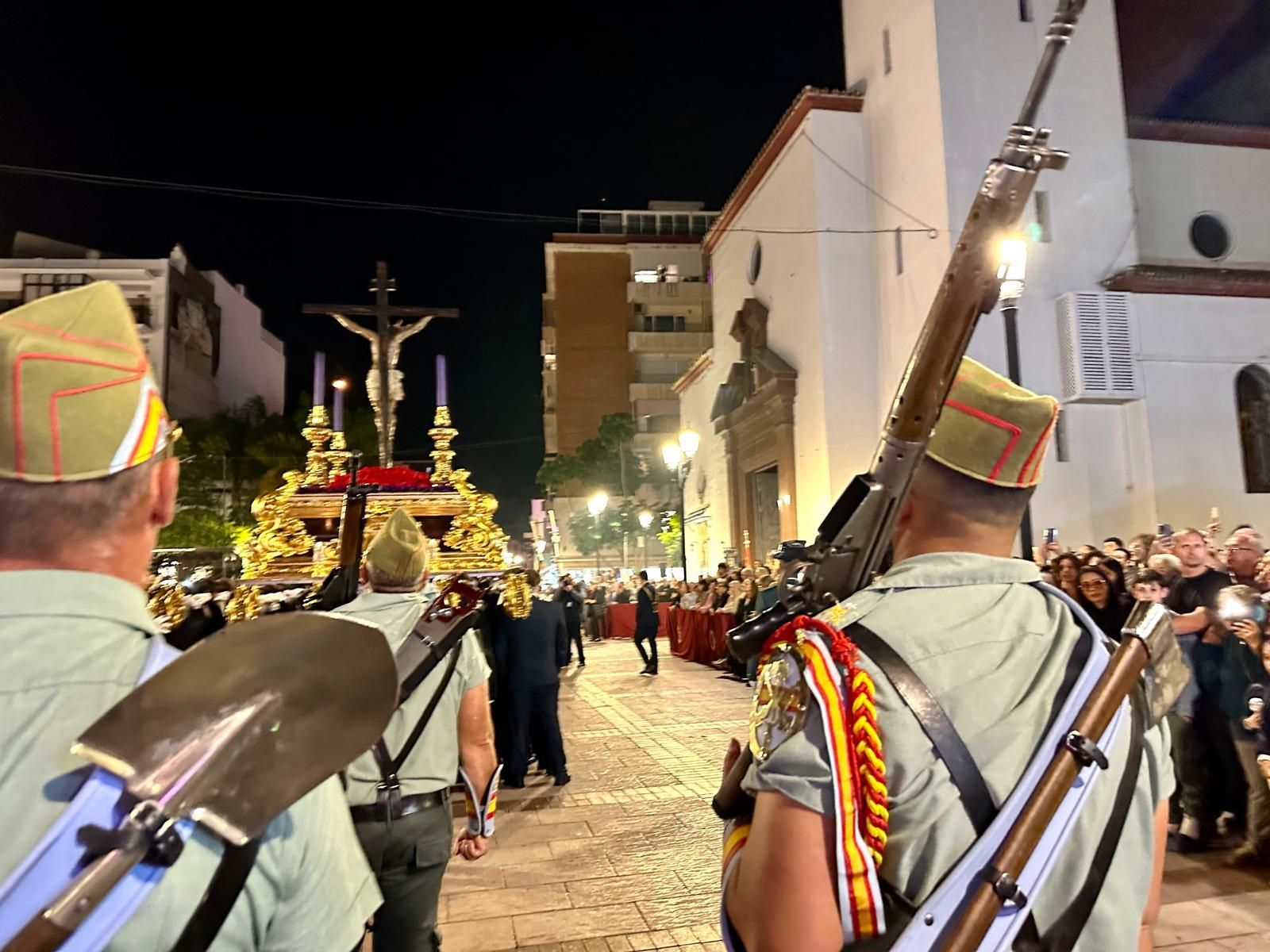 El Yacente el Viernes Santo en Fuengirola, en imágenes