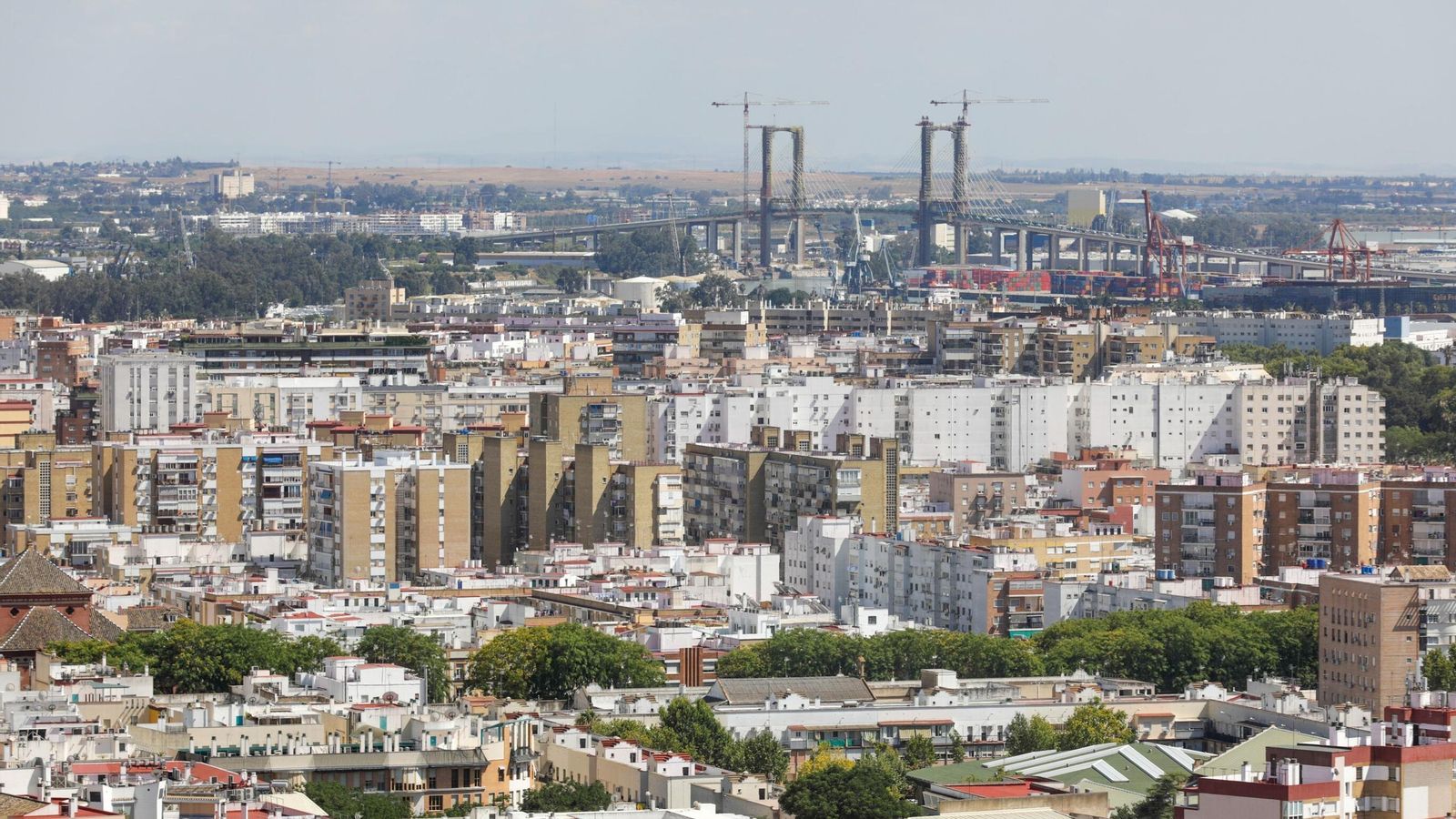 Vista panorámica de Sevilla.