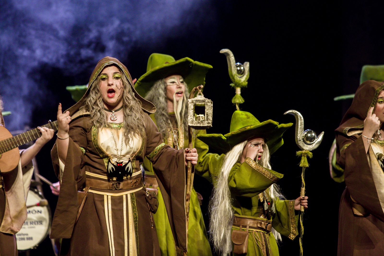 Comparsa infantil 'El Amarre', que participará en el concurso