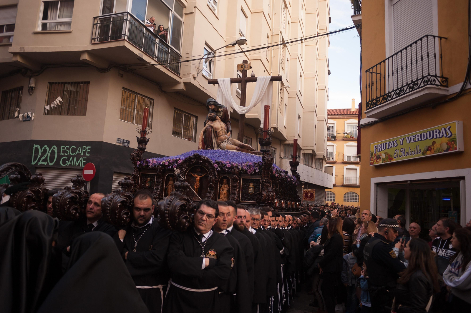 Las fotos de la Piedad del Viernes Santo en Málaga Las fotos de la Piedad del Viernes Santo en Málaga