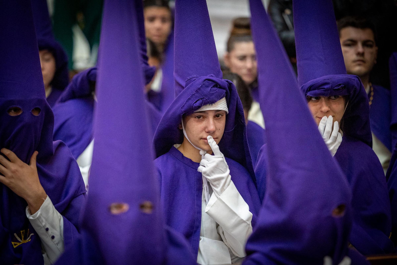 Las imágenes de la cofradía de Cigarreras en la Semana Santa de Cádiz de 2024