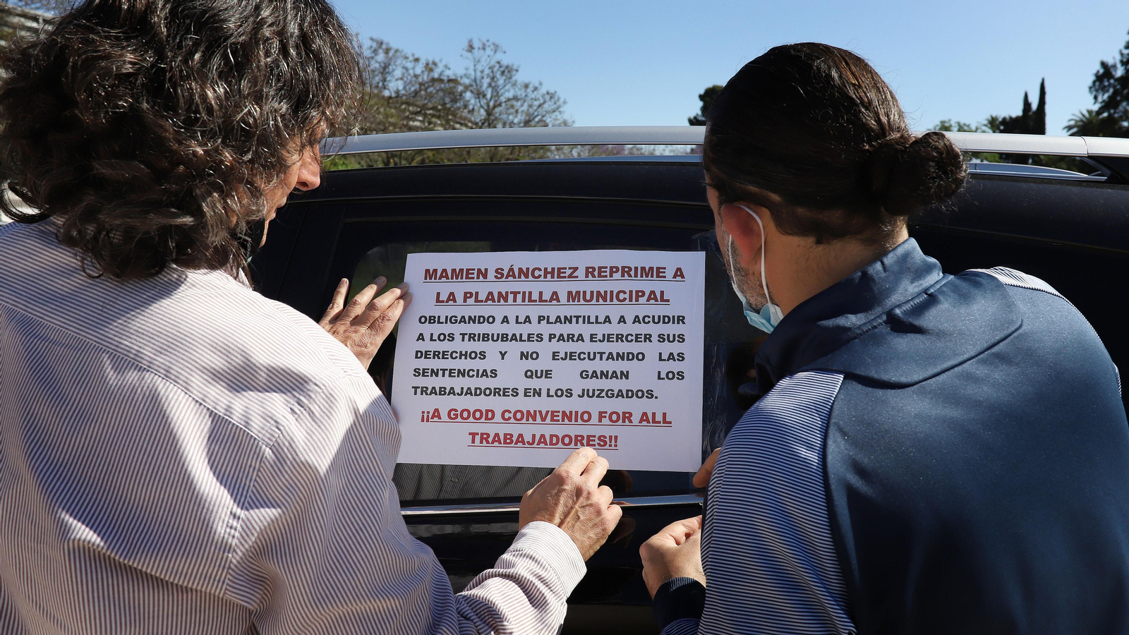 Nueva protesta de los trabajadores del ayuntamiento