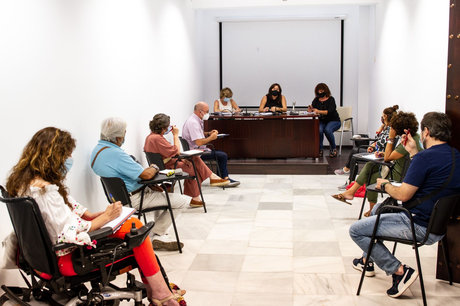 La reunión del Consejo del Mayor que se ha celebrado este miércoles.