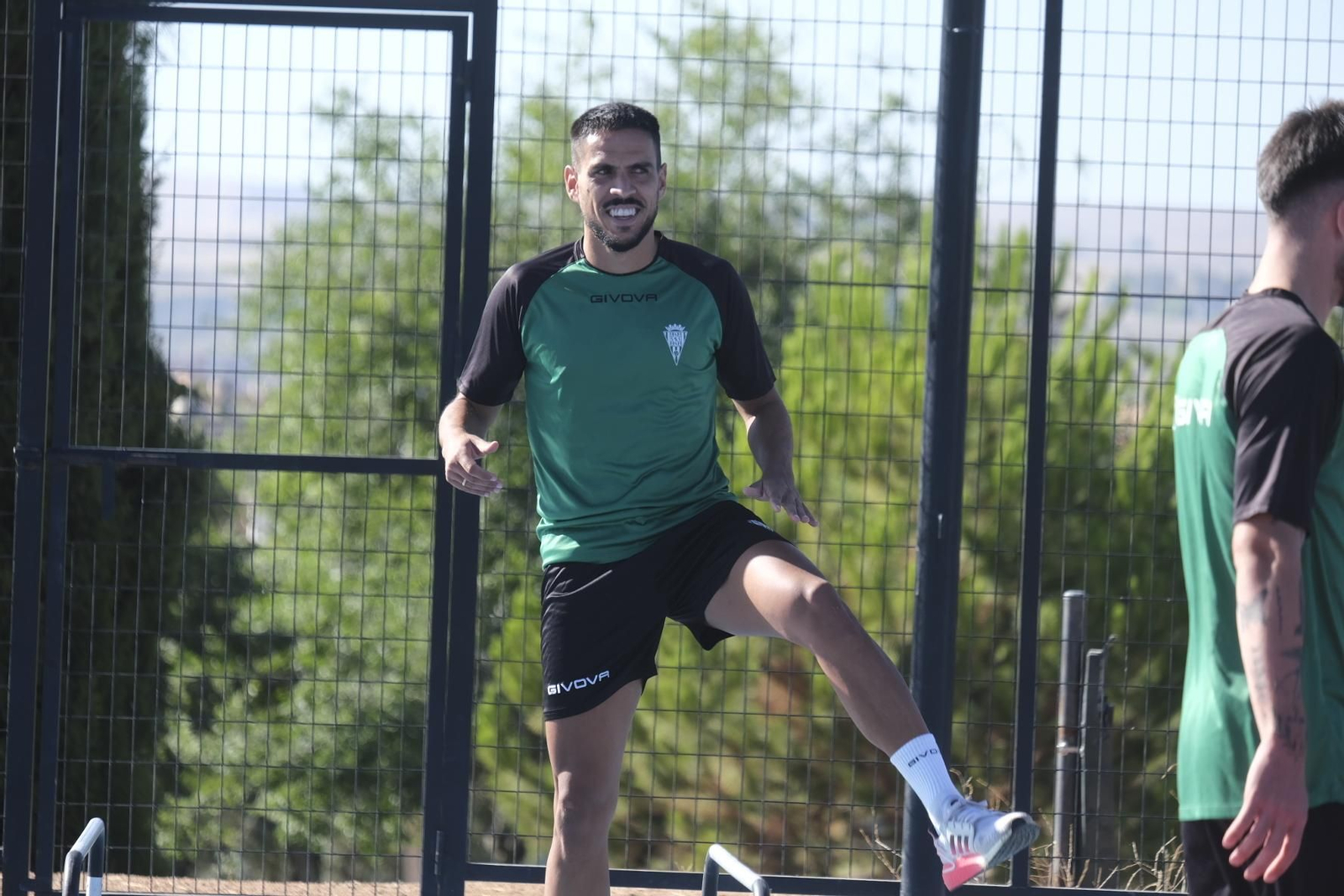 El entrenamiento del Córdoba CF en el parque de la Asomadilla, en imágenes