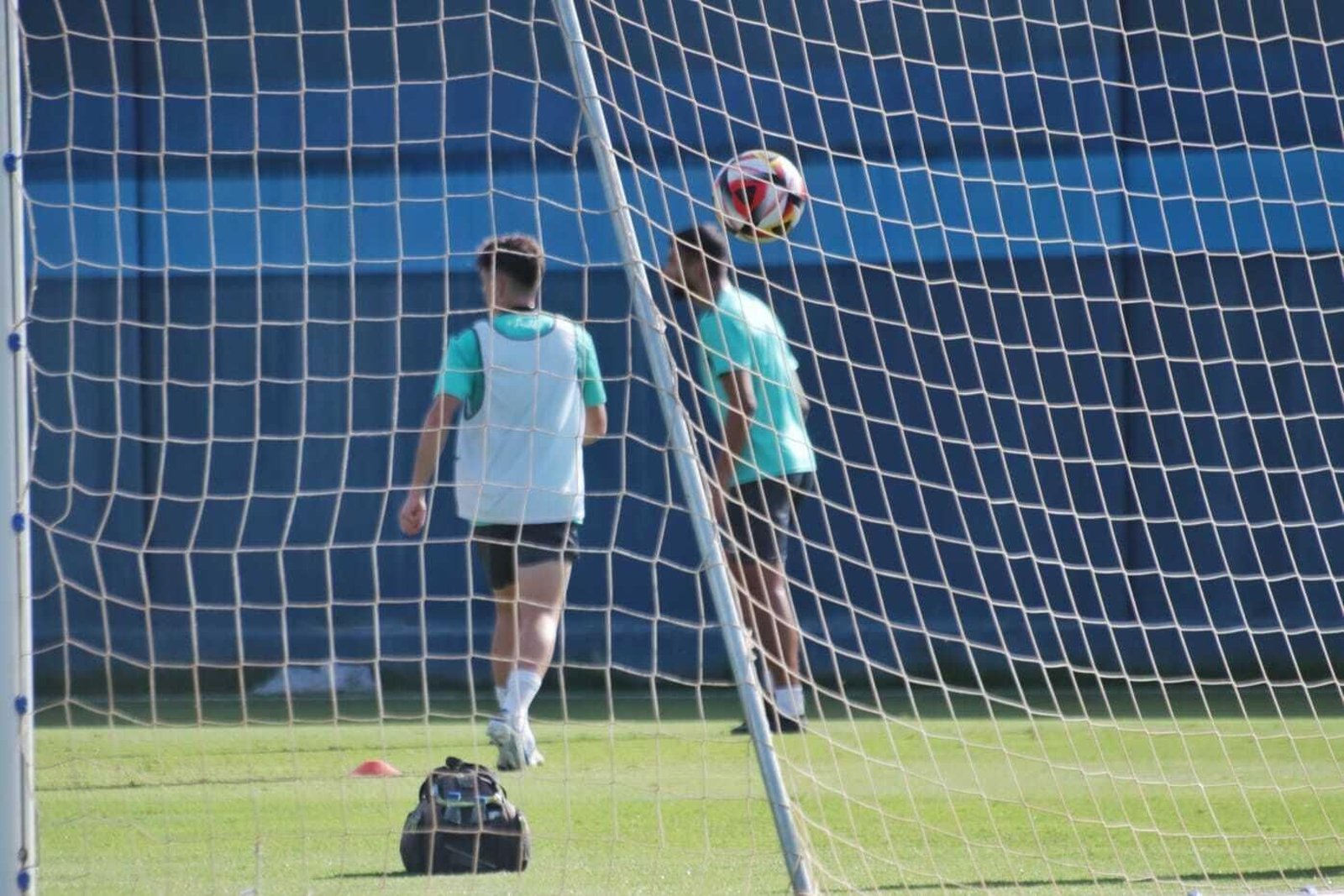 El entrenamiento del Málaga CF, en fotos