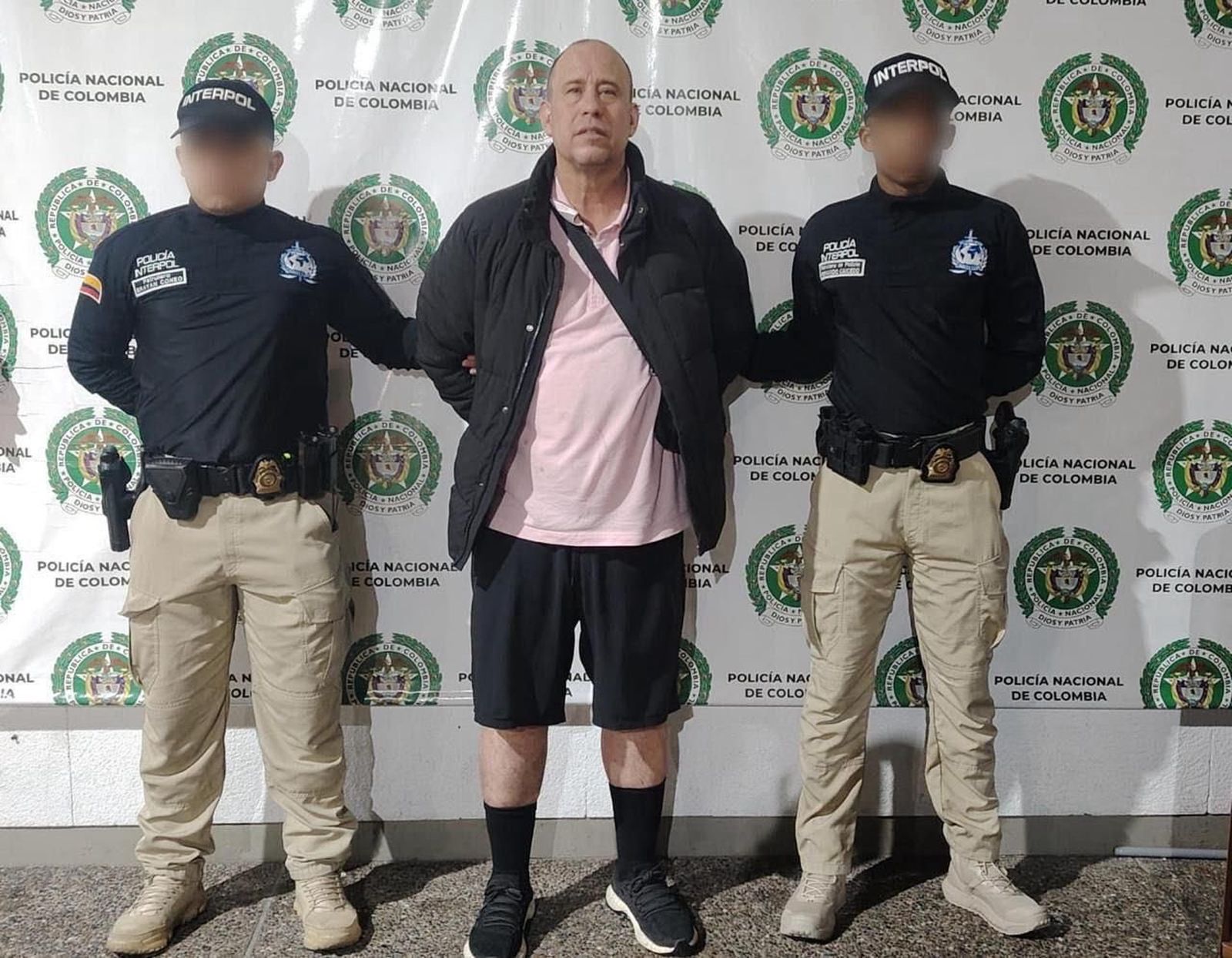 El detenido por la policía de Colombia