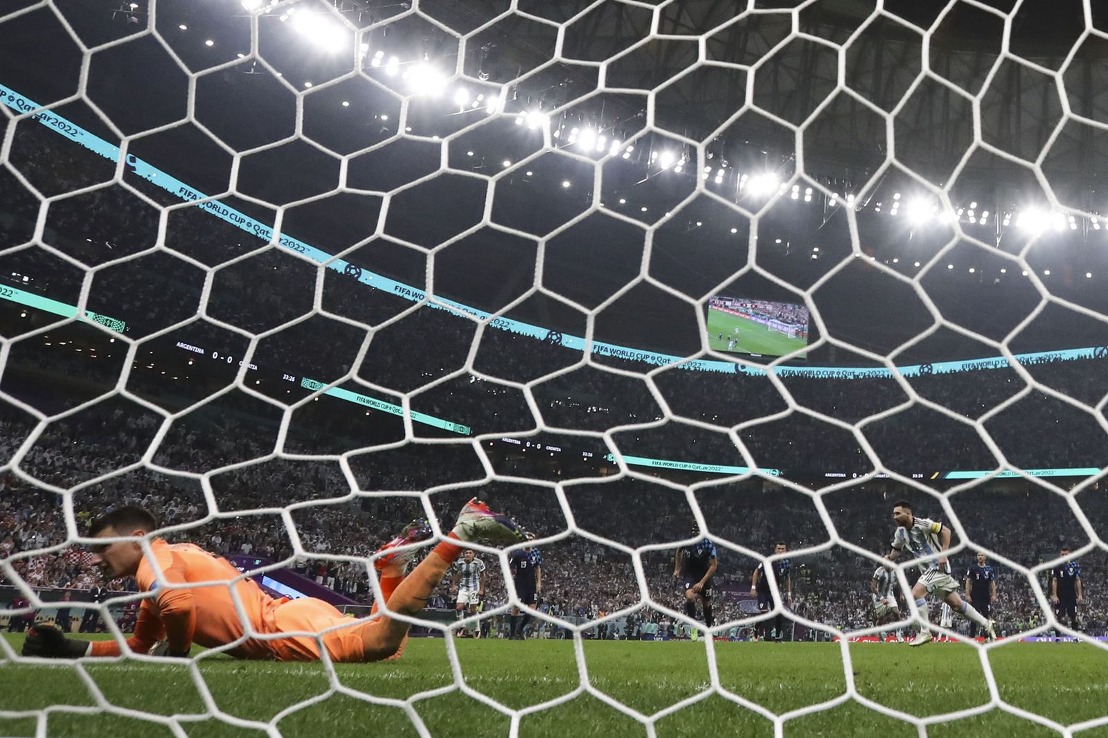 Las fotos de Messi contra Croacia