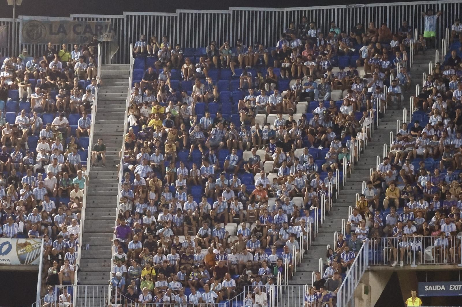Búscate en las gradas de La Rosaleda en el Málaga CF-Real Sociedad B