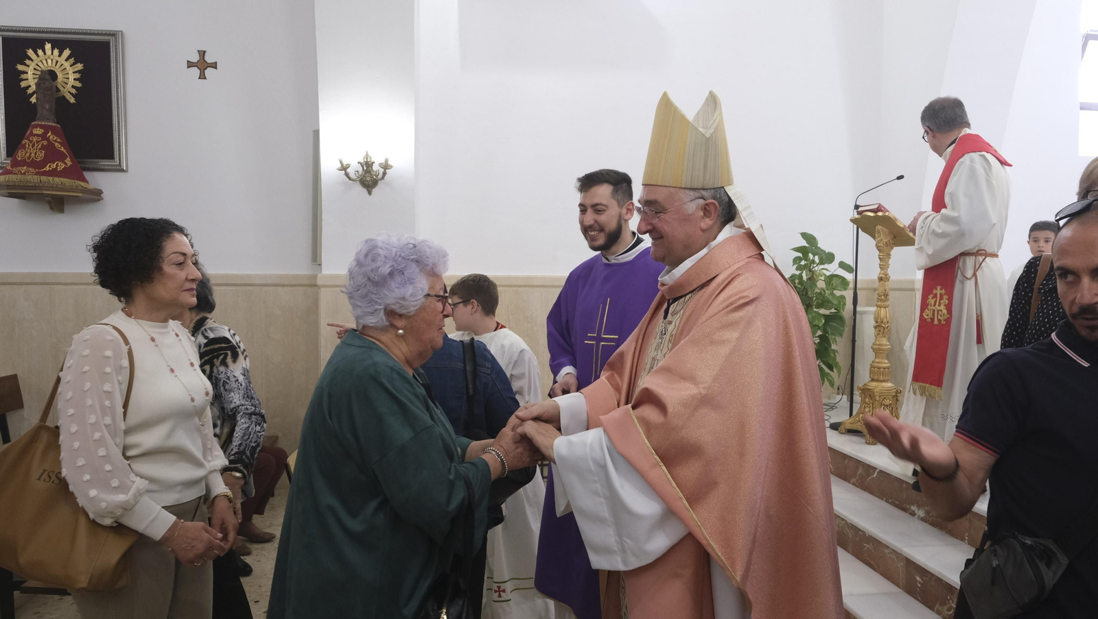 Imágenes de la bendición de la Borriquita de El Alquián, por el Obispo de Almería