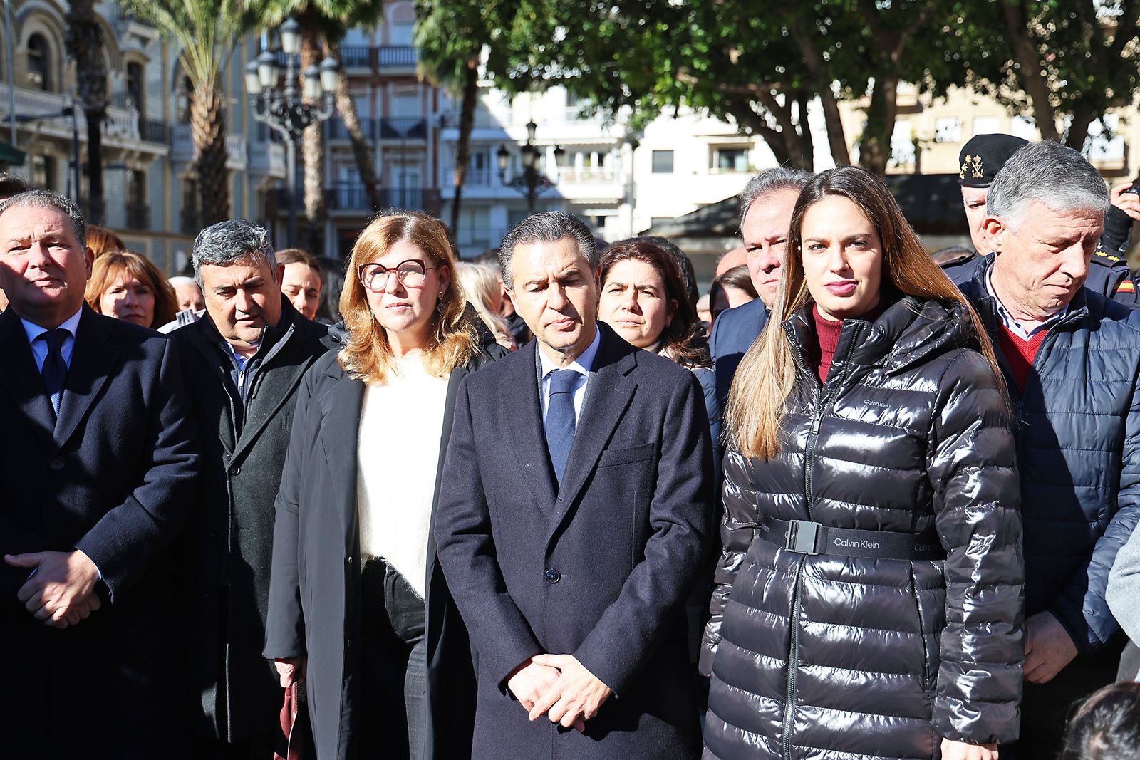 Las fotografías del minuto de silencio por el trágico accidente de tren