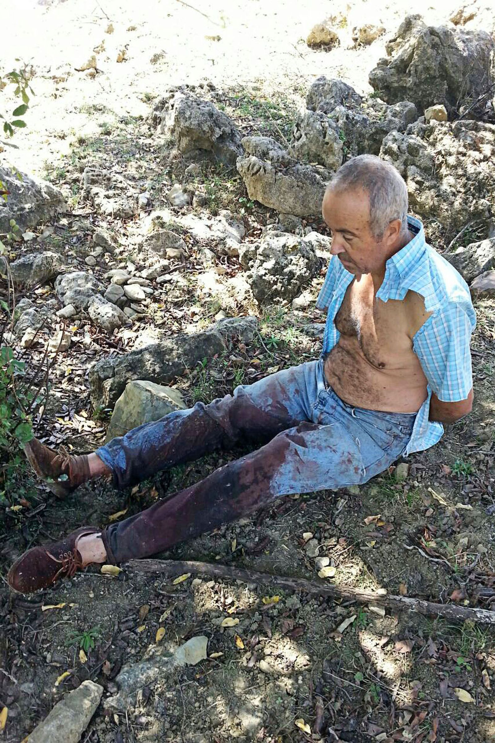 Juan Márquez, en octubre de 2014, cuando fue detenido tras el crimen.