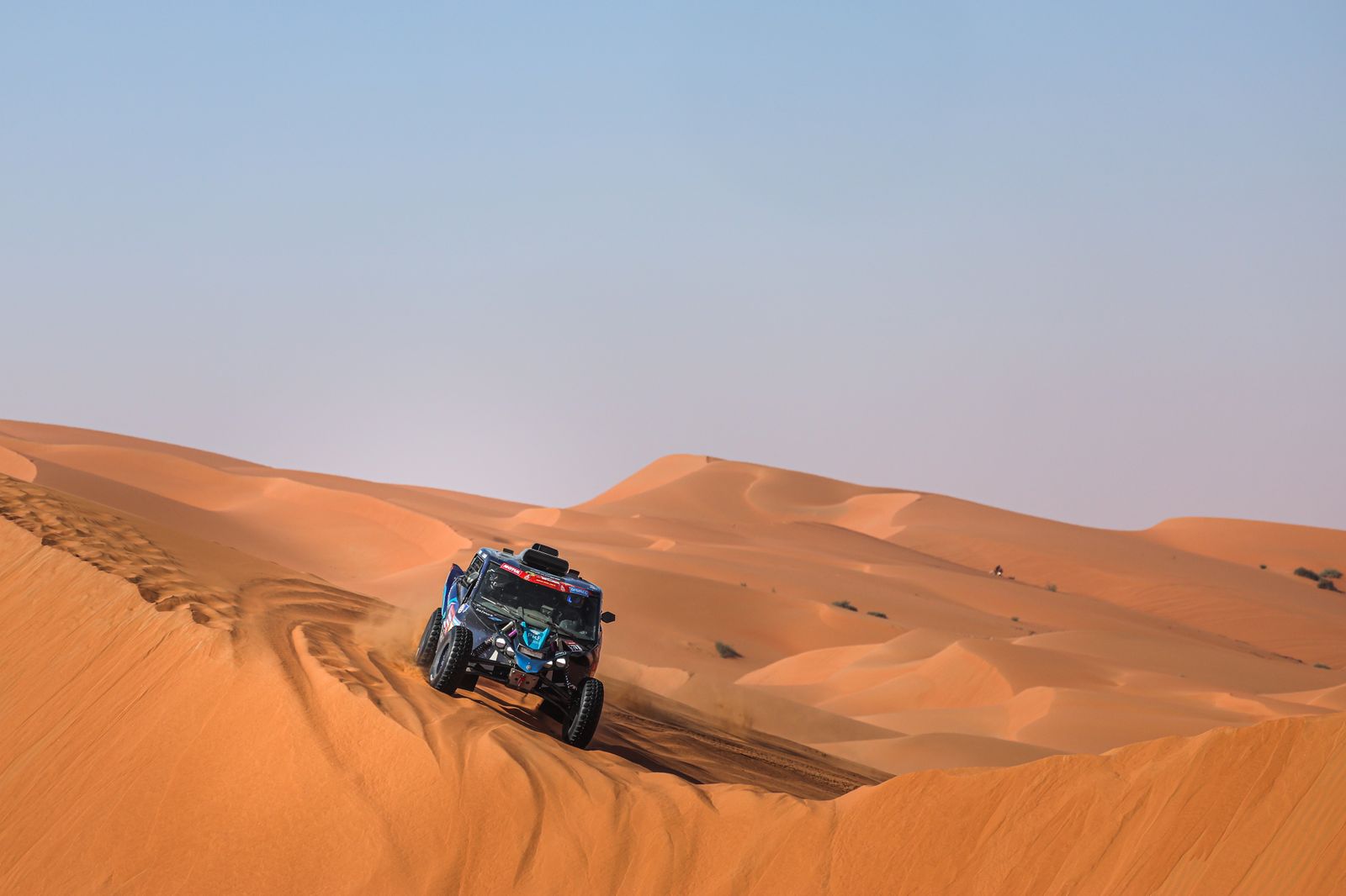 Las mejores fotos del Dakar por las dunas