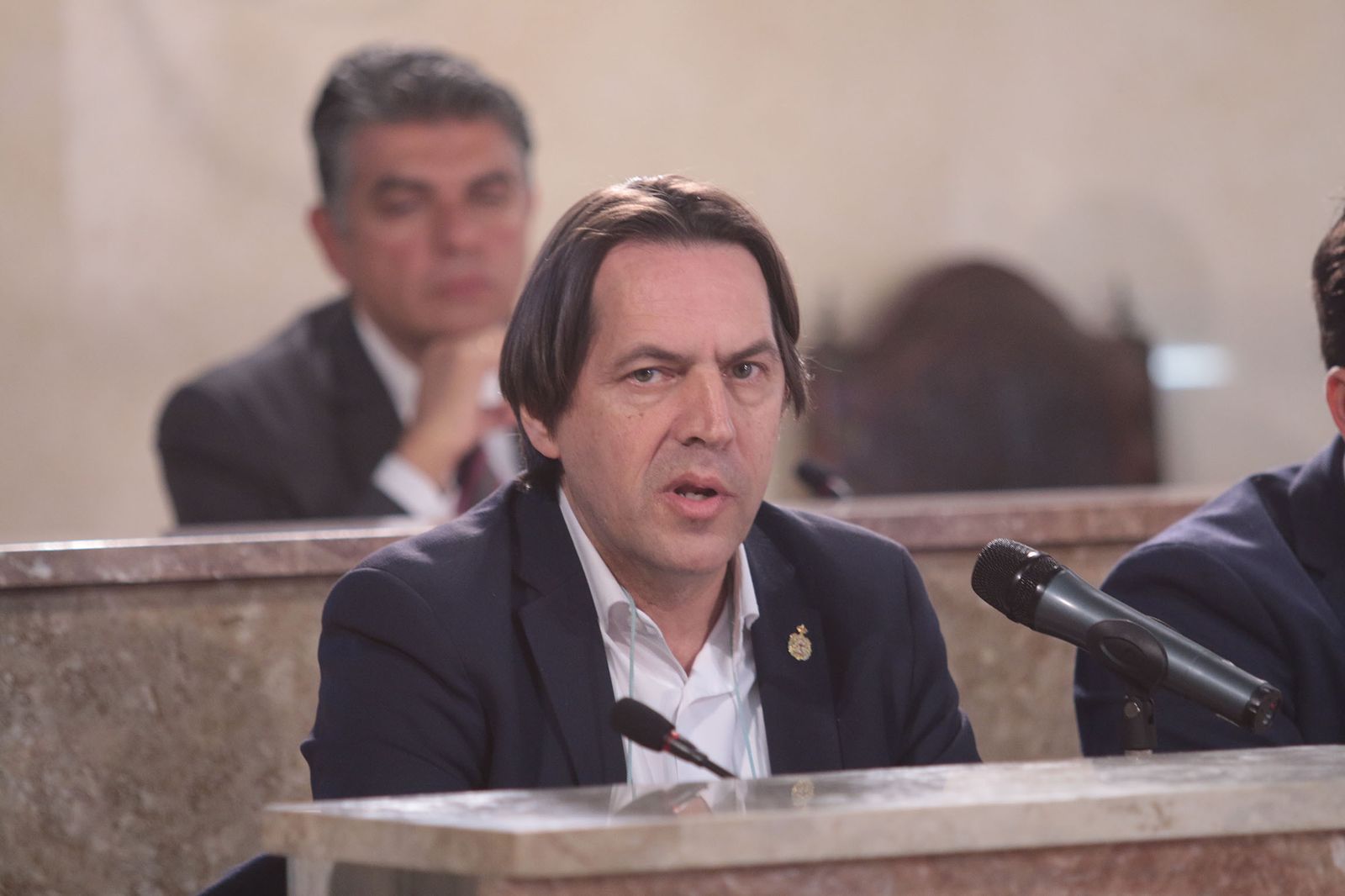 Rafael Burgos, portavoz de Cs en el Pleno del Ayuntamiento de Almería