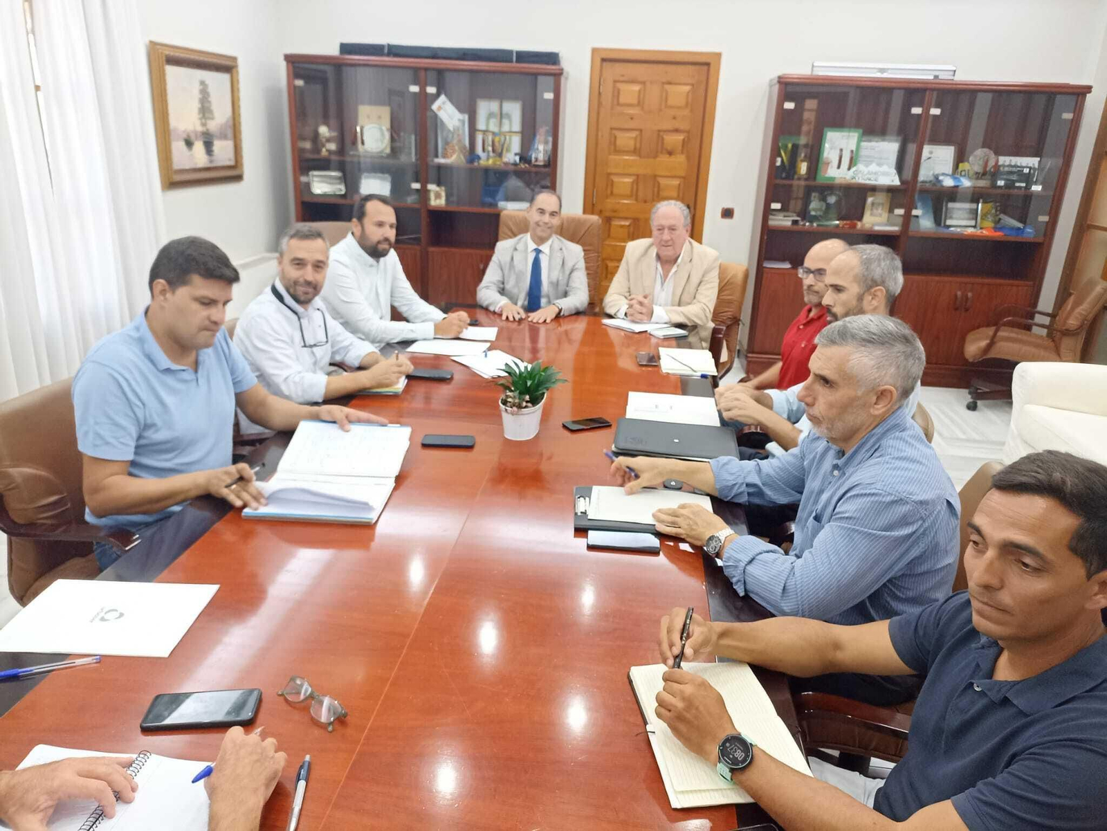 La tercera mesa de la sequía celebrada en Benalmádena en una imagen de archivo.