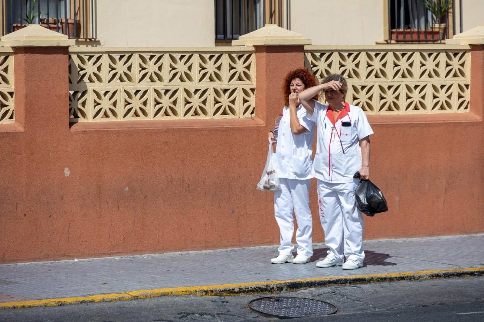 Las imágenes de las protestas de los funcionarios de justicia.