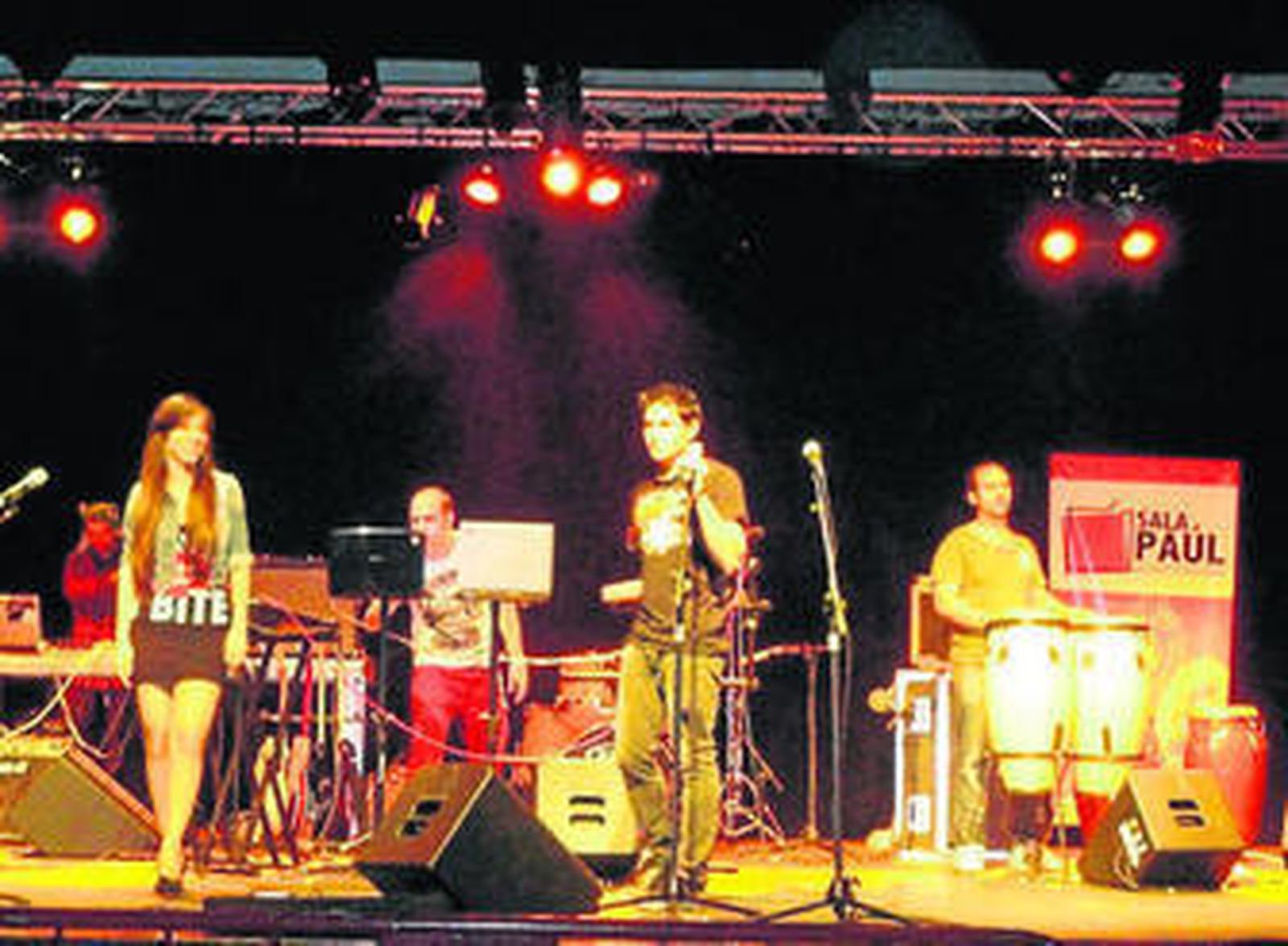 El grupo The Stelliumy, uno de los finalistas en la categoría de Fusión.