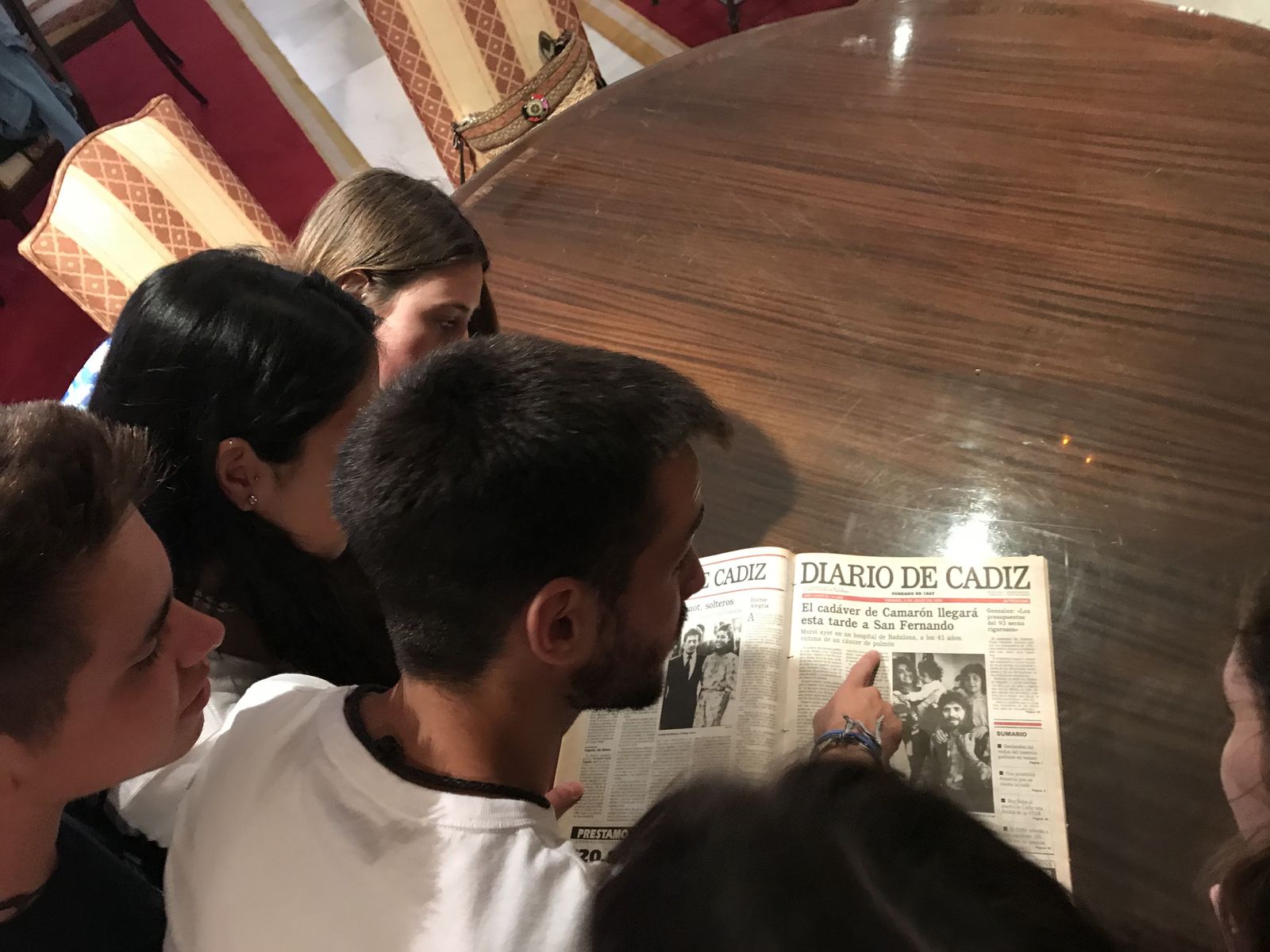 Visita del colegio Sancti Petri de San Fernando