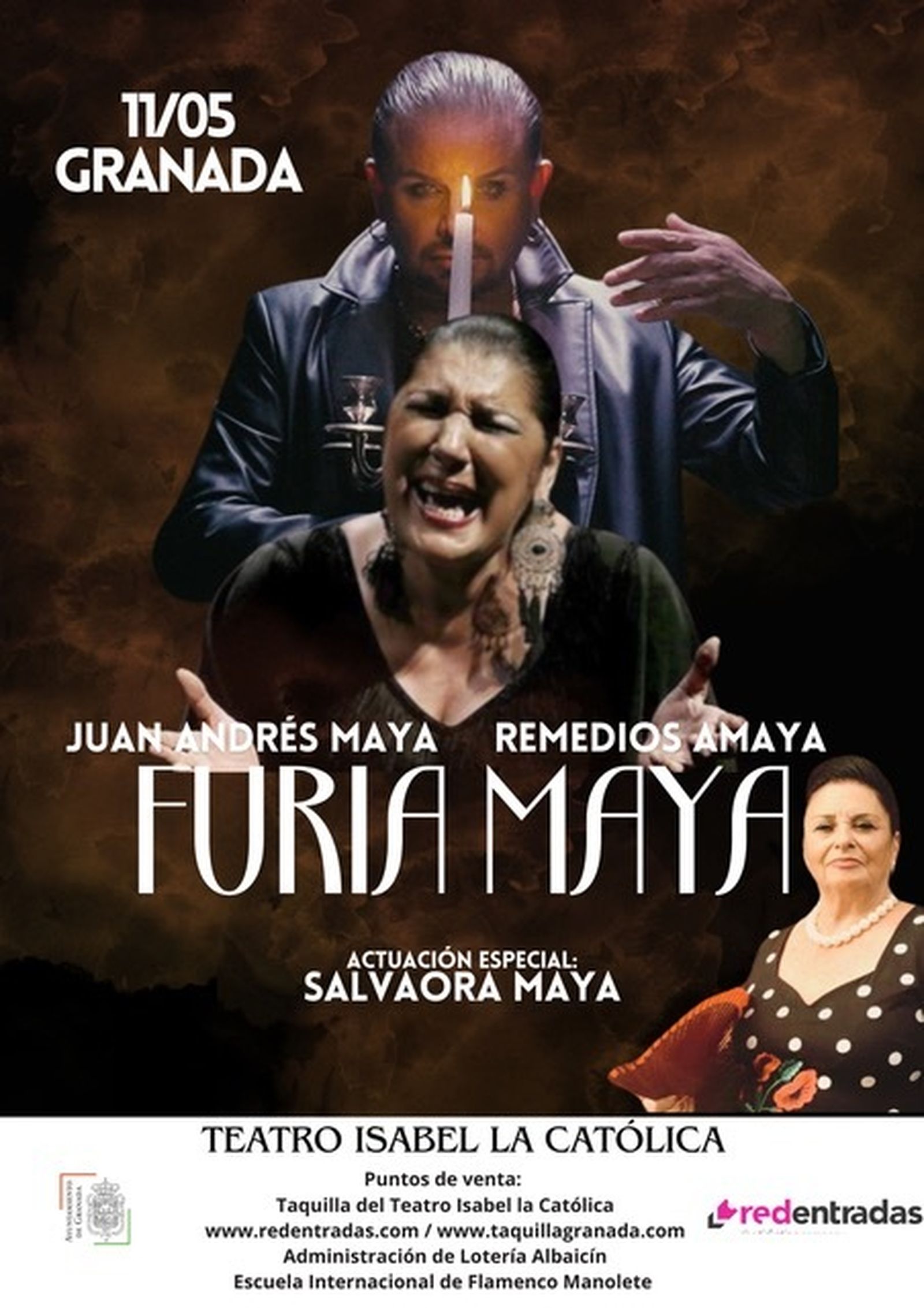 Cartel del espectáculo 'Furia Maya'