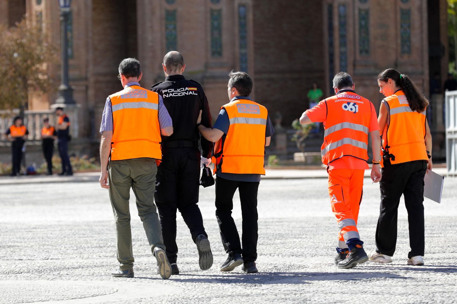 Plaza de España. Día de la Policía Nacional