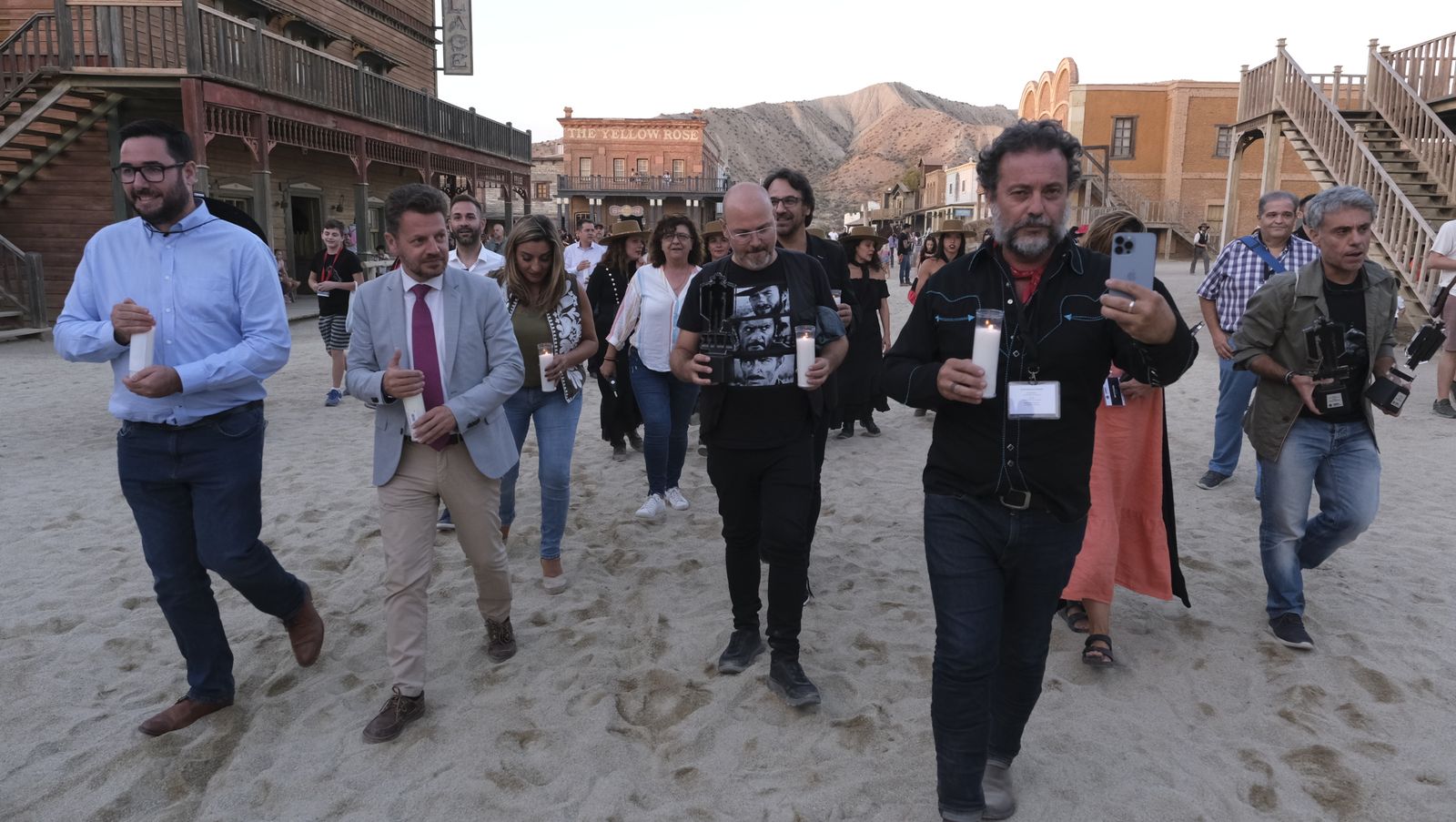 Imágenes de la inauguración del Almería Western Film Festival, en Tabernas