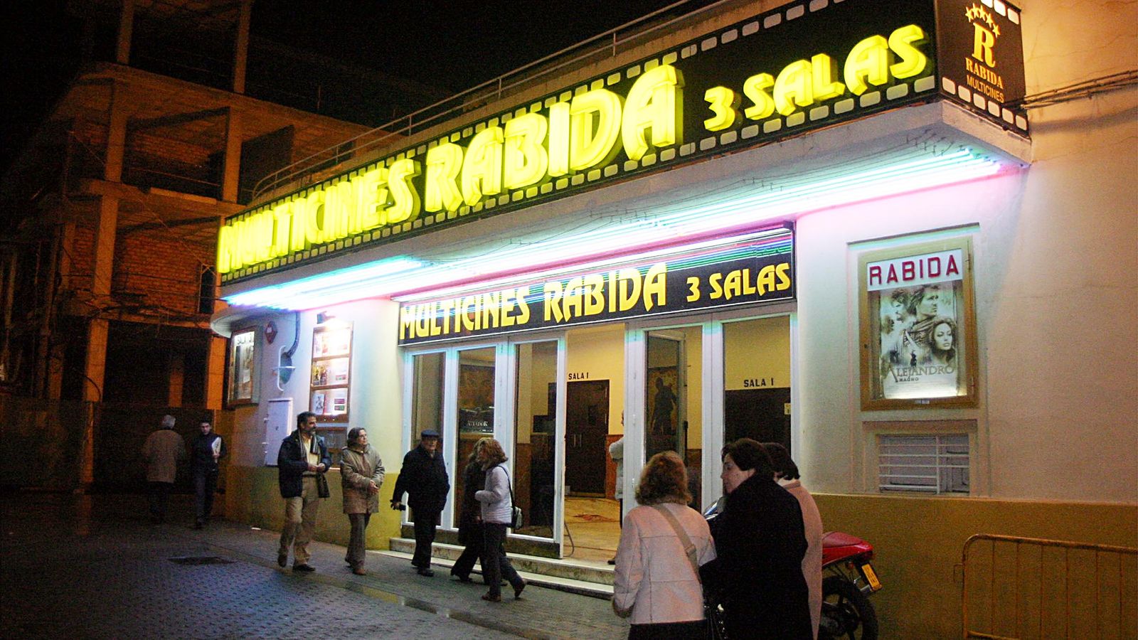 Último día en el que estuvo abierta la sala de cine Rábida.