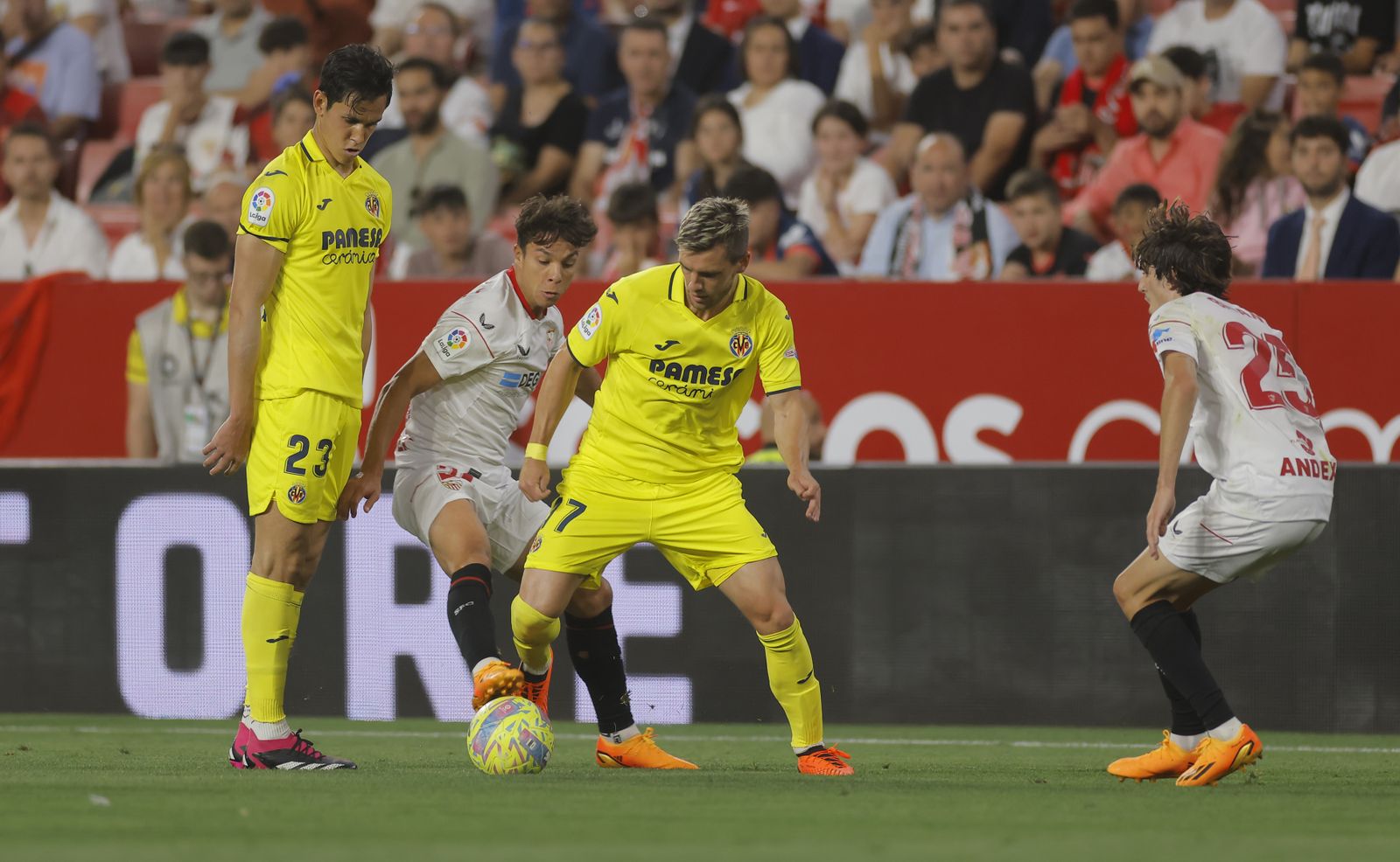 Las imágenes del Sevilla-Villarreal