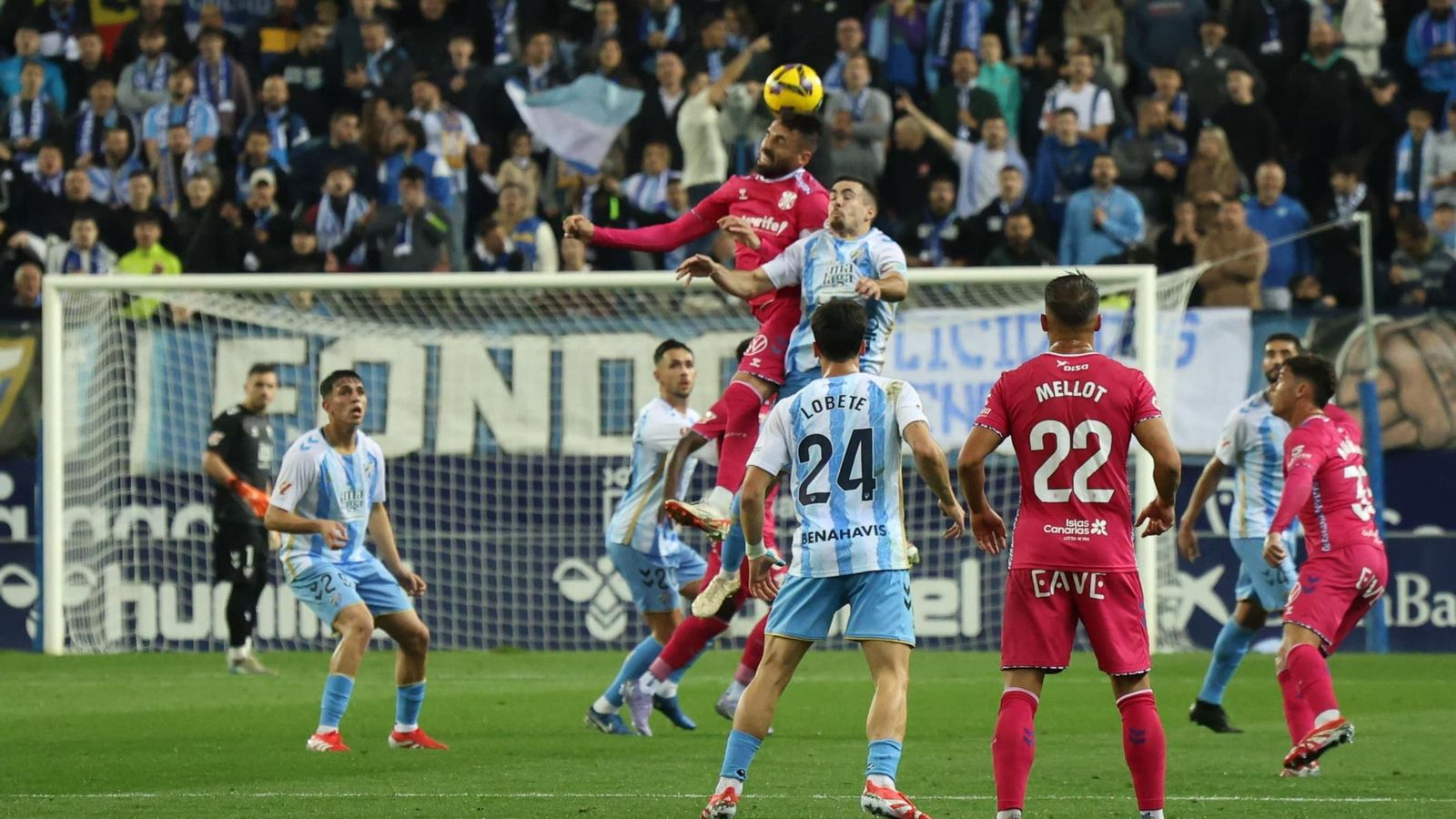 El Málaga CF-CD Tenerife, en fotos