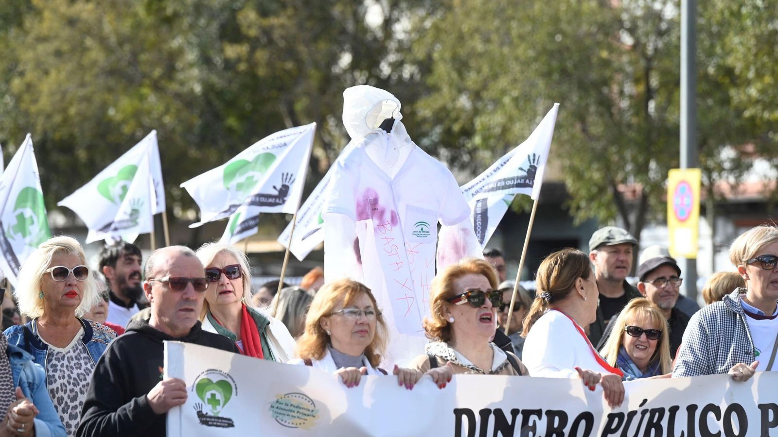 Un momento de la manifestación.