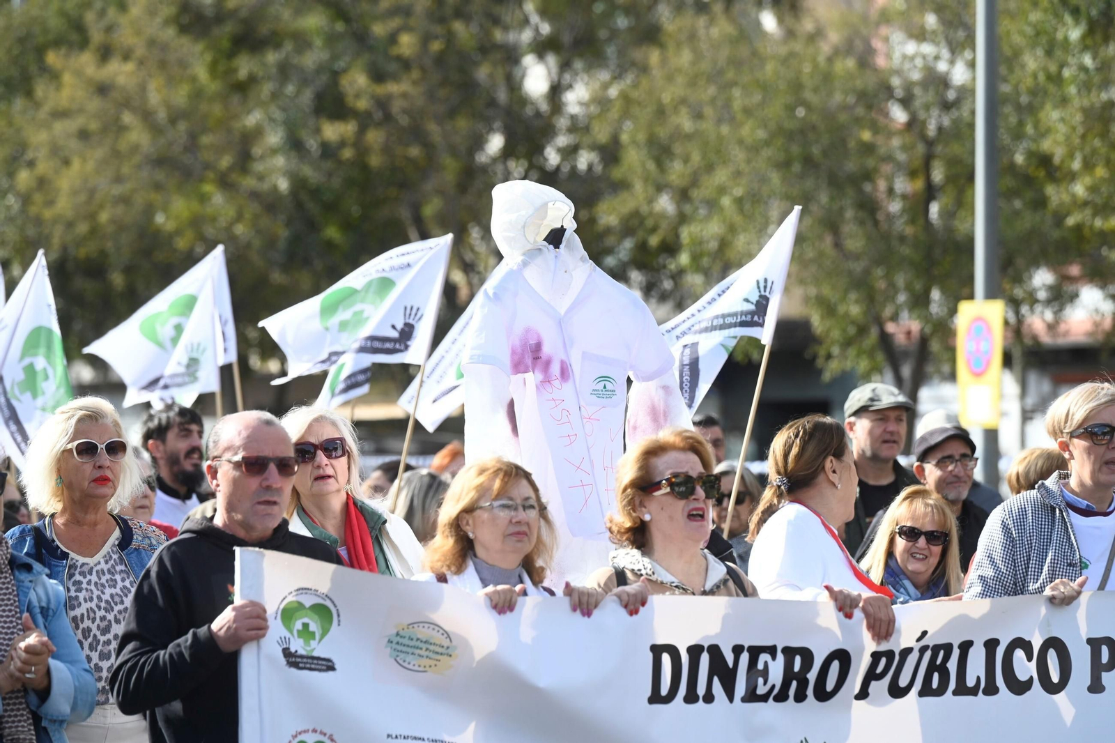 La manifestación en defensa de la sanidad pública en Córdoba