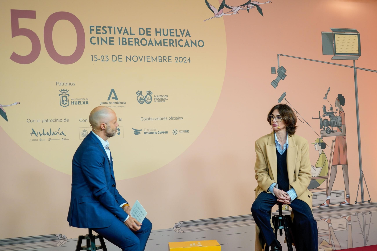 Imágenes de Paz Vega, ganadora del Premio Luz de la 50 edición del Festival de Cine Iberoamericano