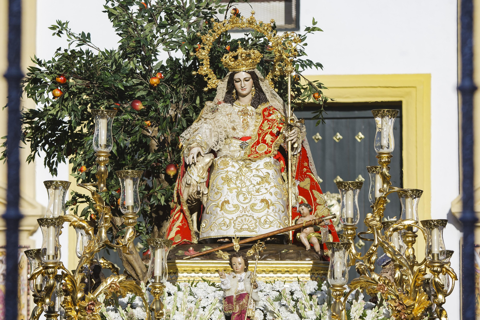 La procesión de la Divina Pastora de San Fernando, en imágenes
