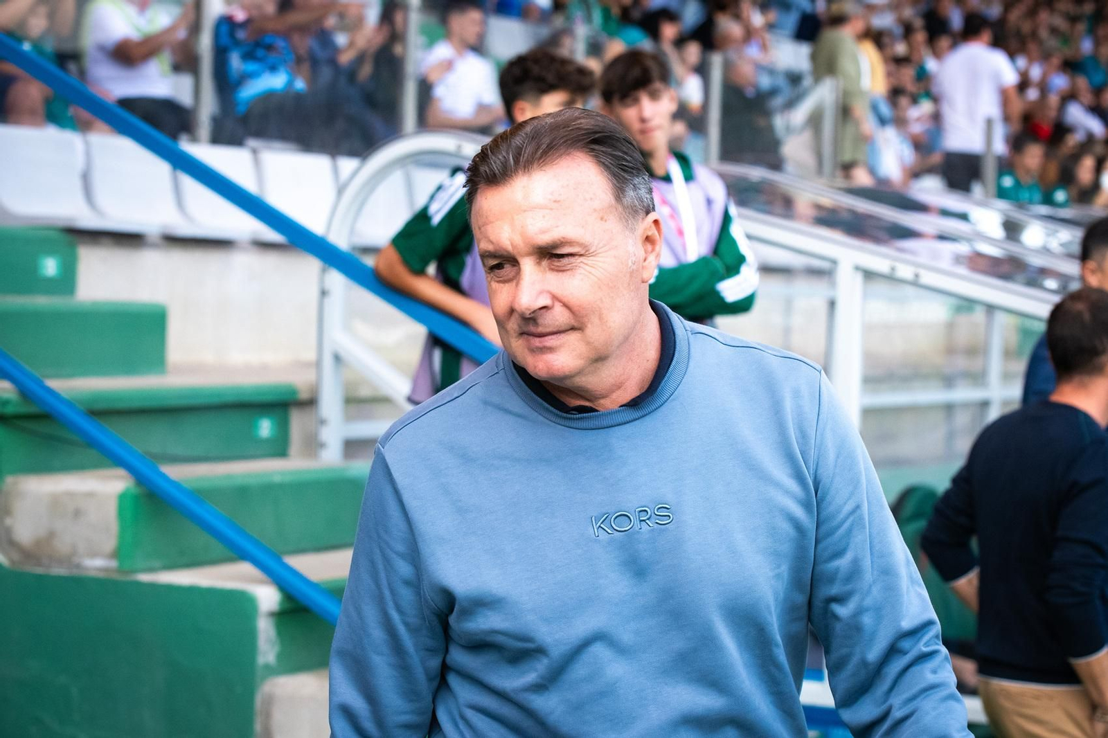 Cristóbal Parralo, durante un partido con el Racing de Ferrol. Cristóbal Parralo, durante un partido con el Racing de Ferrol.