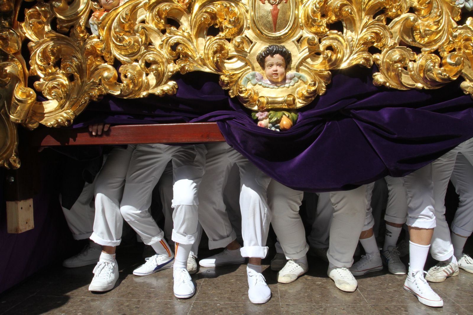 Imágenes de las Tres Caídas. Lunes Santo.