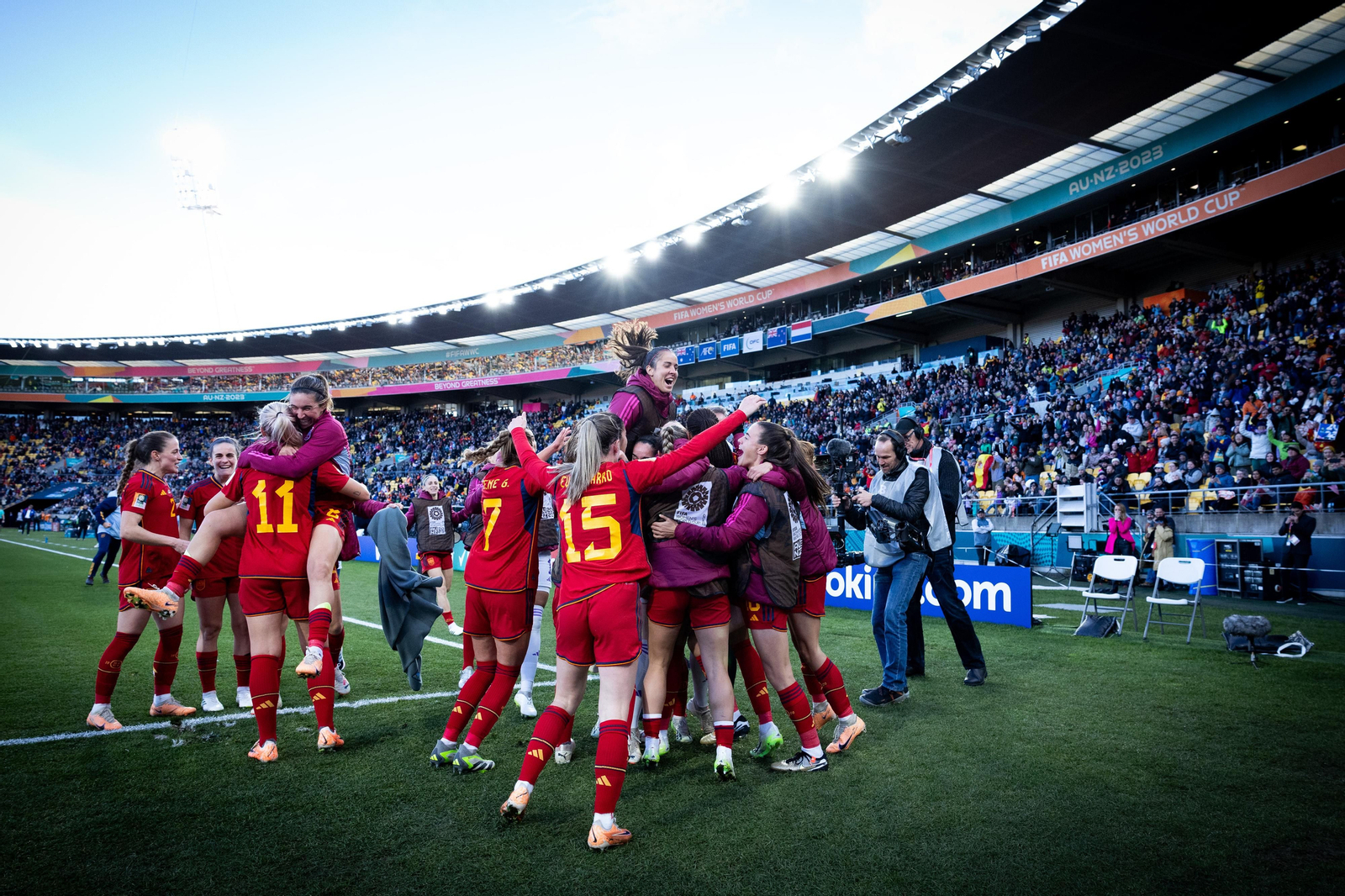 Las fotos de la histórica clasificación de España para semifinales en el Mundial femenino