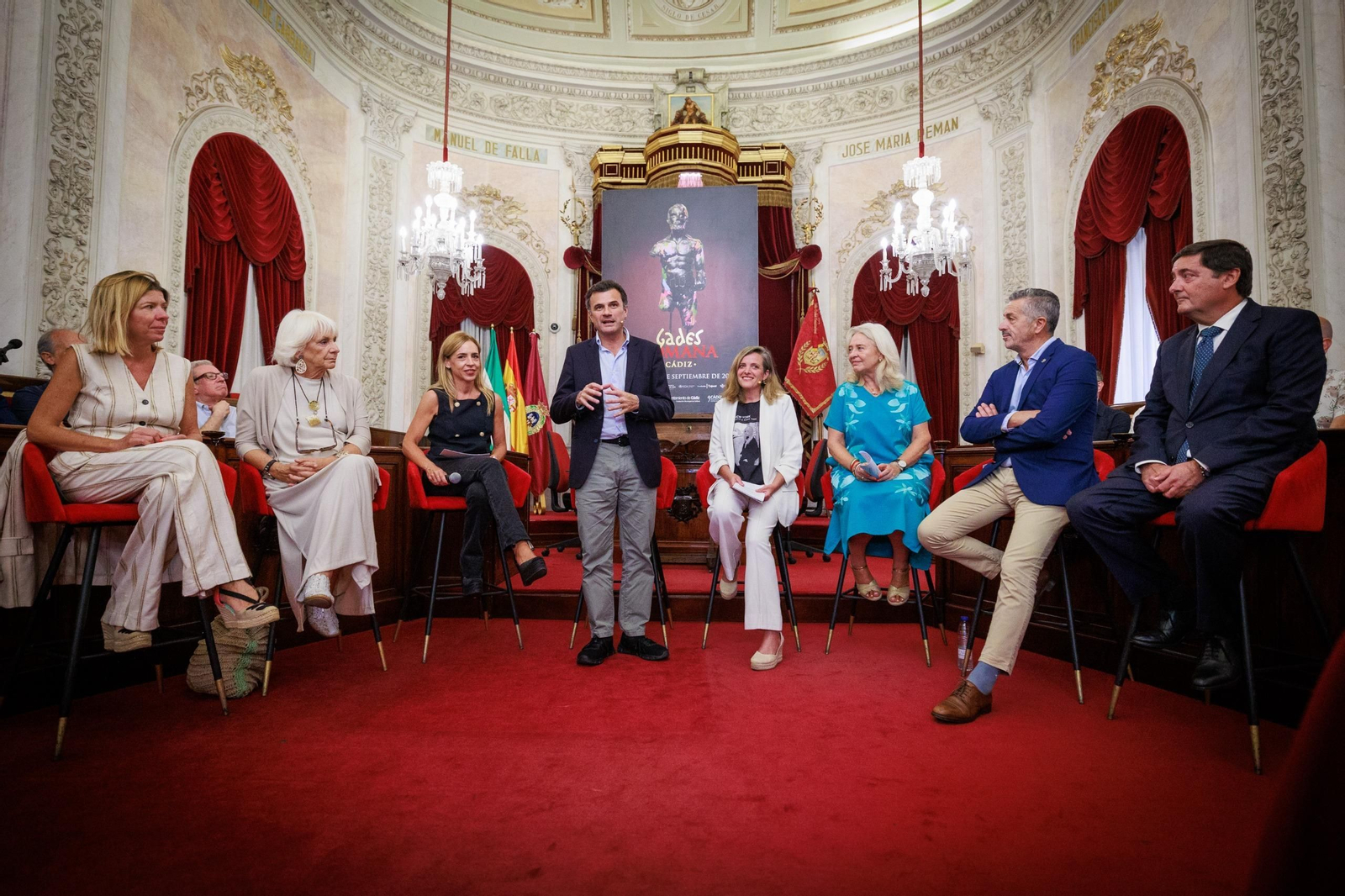 El alcalde Bruno García interviene en la presentación de la programación de Gades Romana.