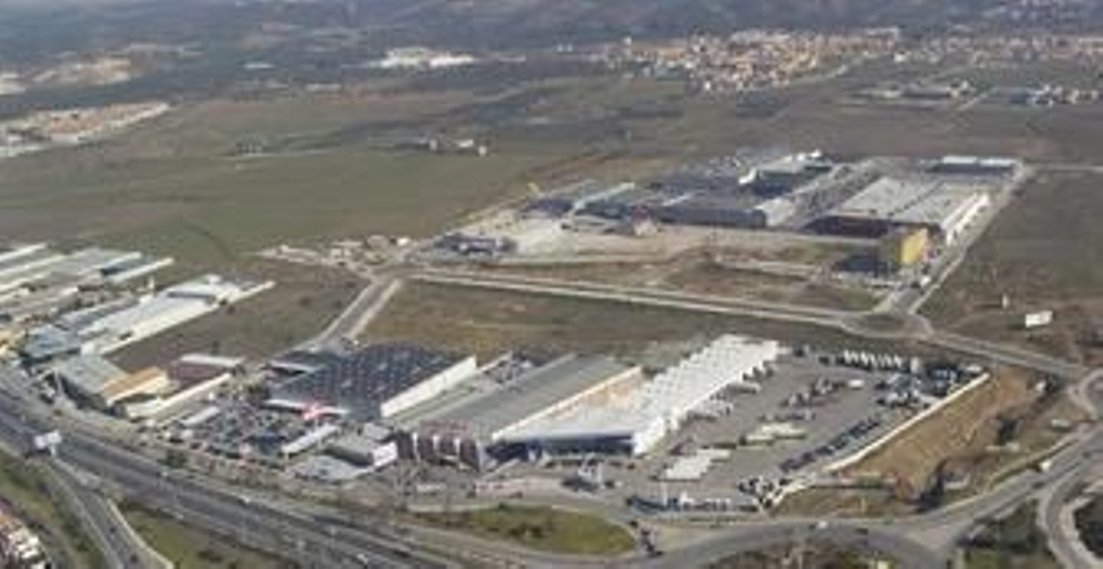 Imagen aérea del terreno donde se ubicaría el centro comercial en el que tendría lugar el desembarco de la multinacional sueca.