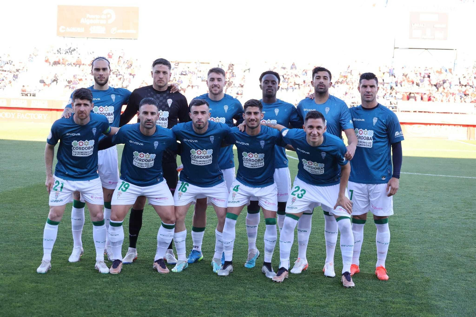 El once inicial del Córdoba CF en Algeciras.