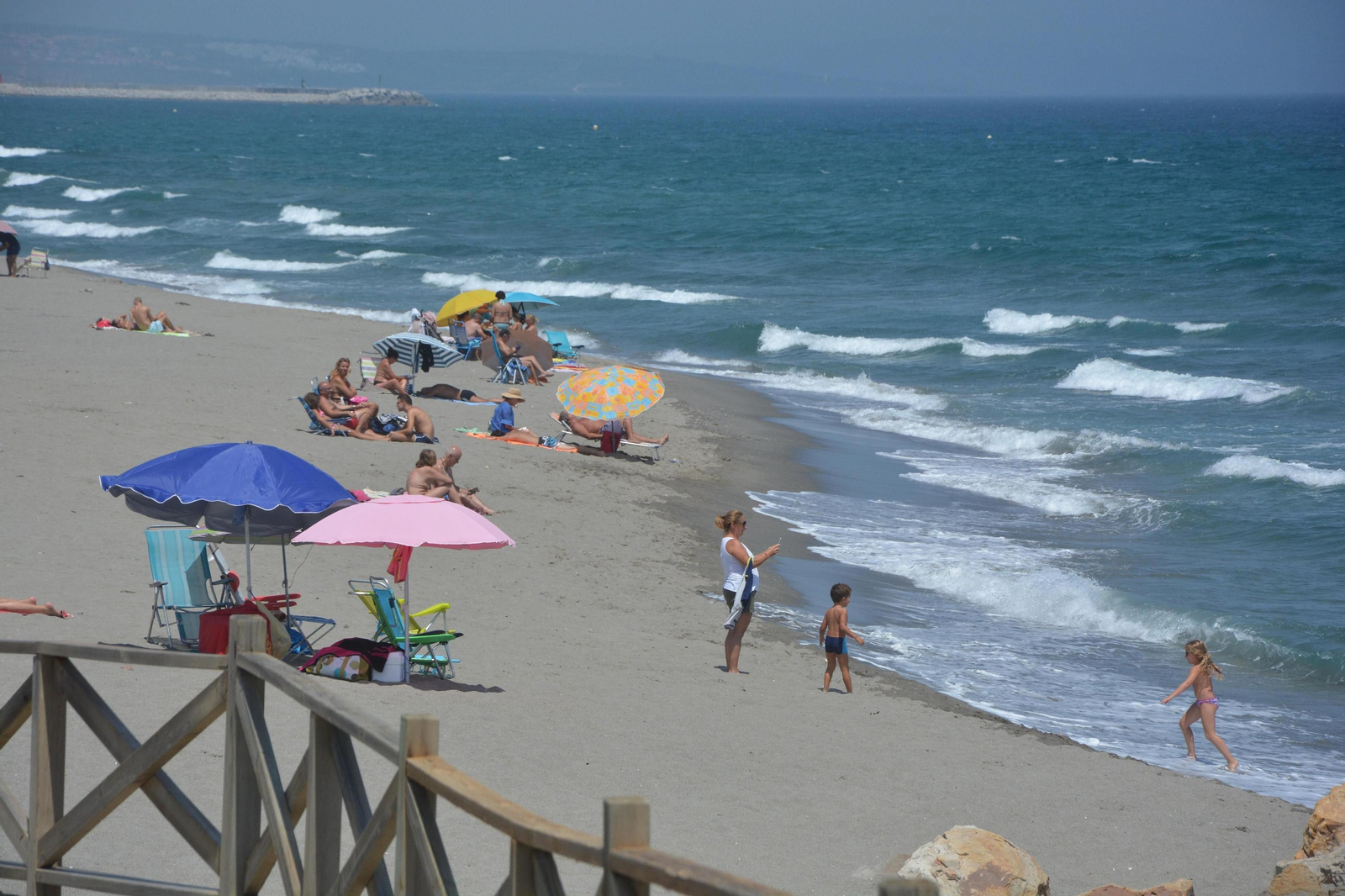 Playa de Levante de La Línea, el pasado verano