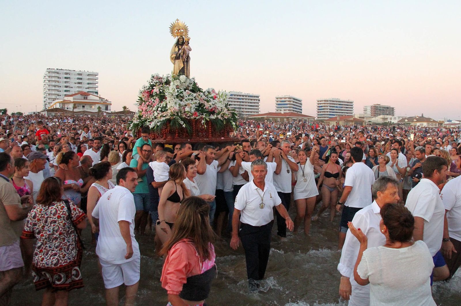 Procesión de la Virgen del Carmen en Punta Umbría