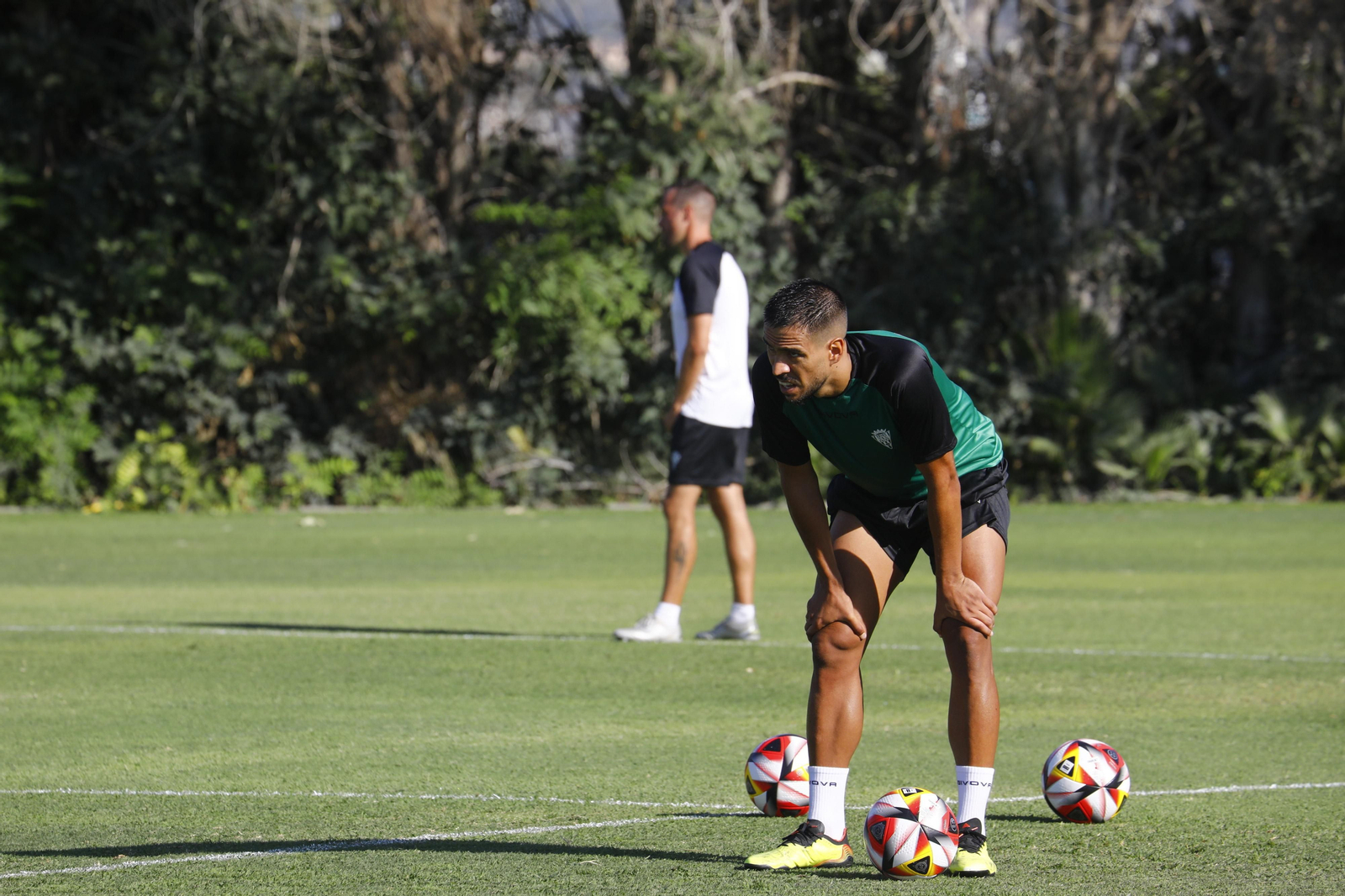 El primer entrenamiento de Recio con el Córdoba CF, en imágenes