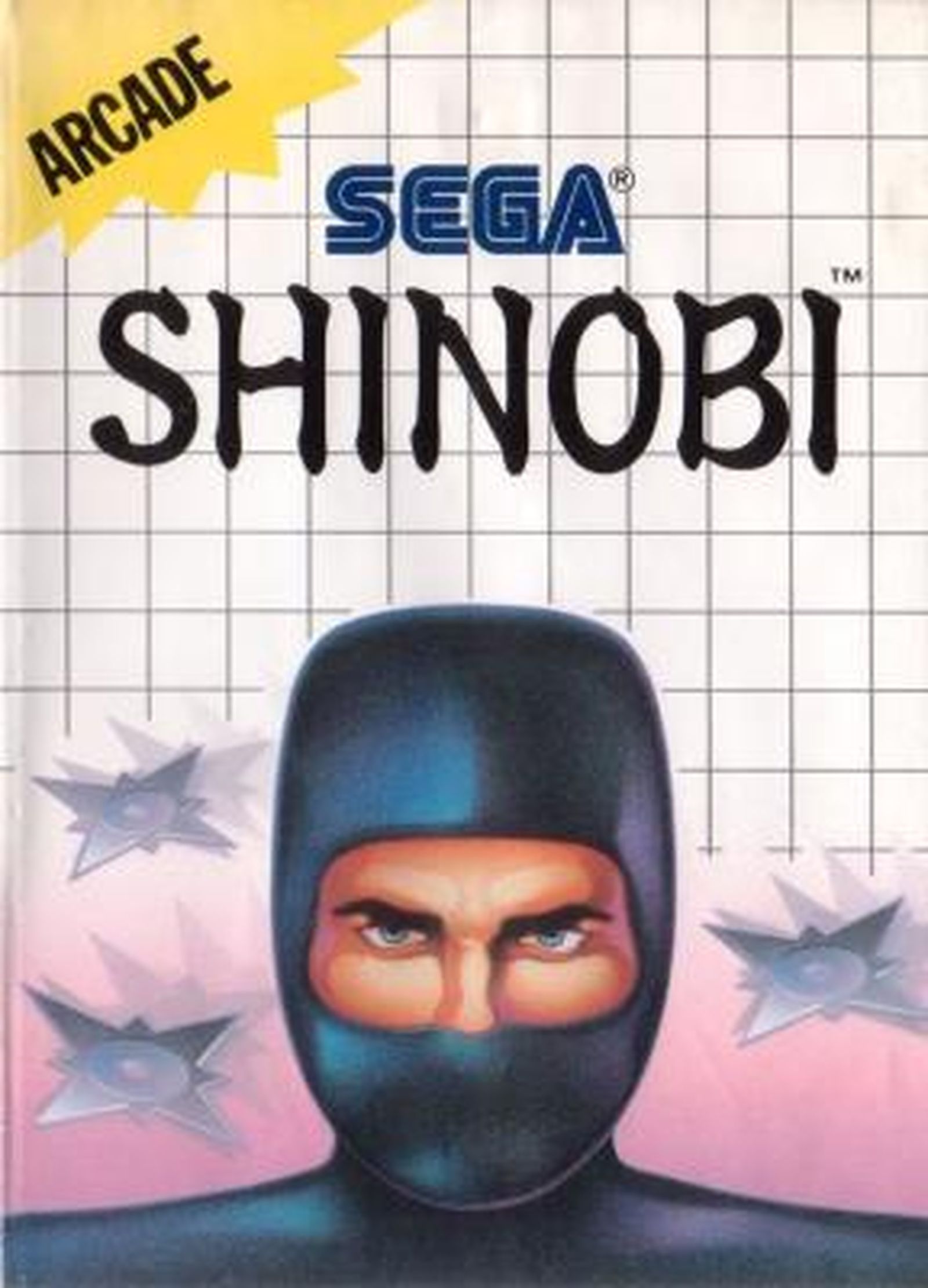 1. Shinobi (1987, Arcade/ 1988, Master System): Primer título de la saga, introdujo a Joe Musashi.