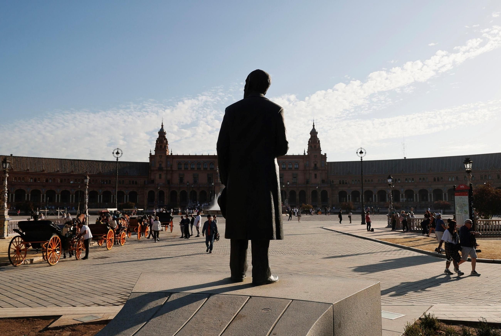 La Plaza de España.