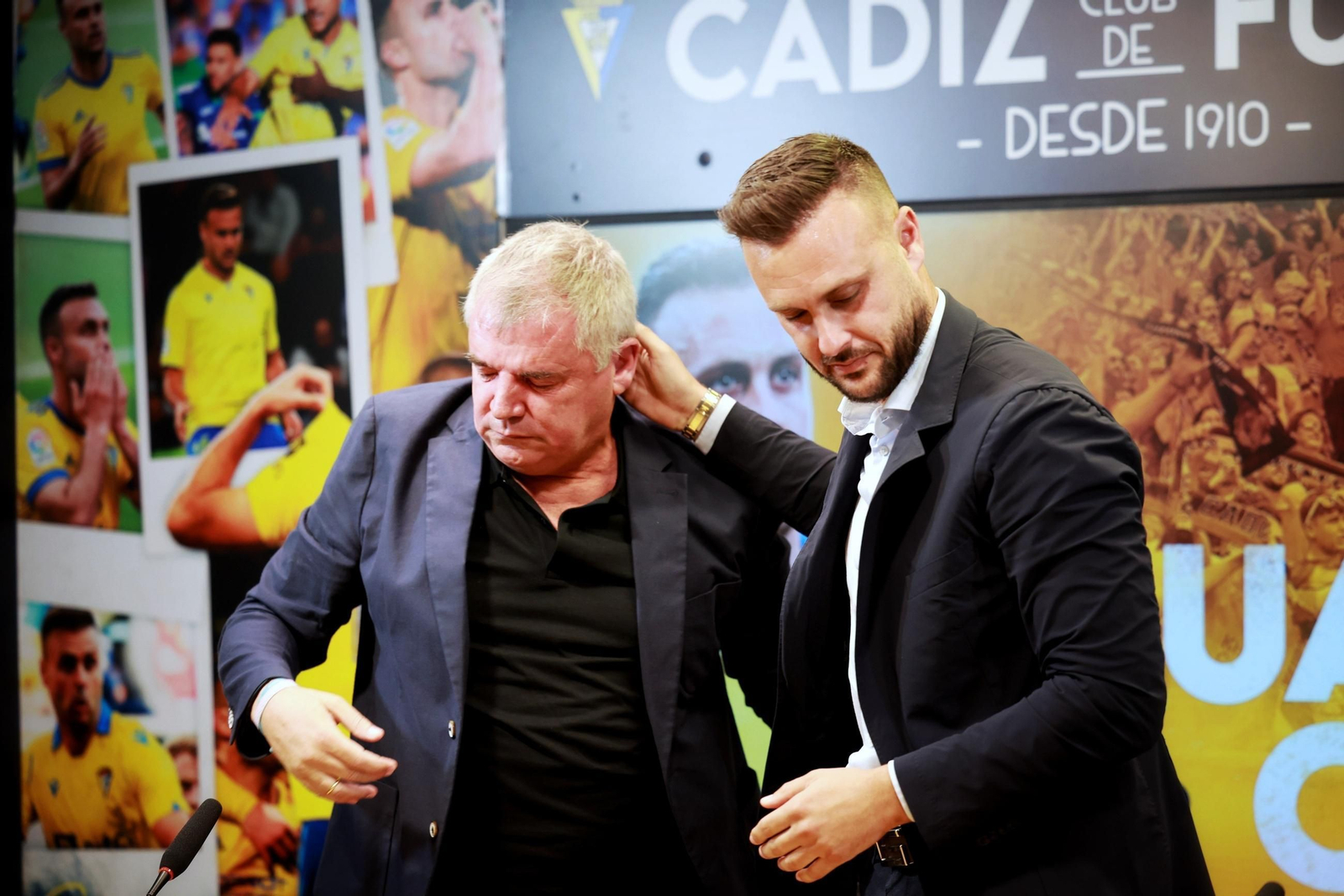 Juan Cala y Manuel Vizcaíno en una imagen de archivo.