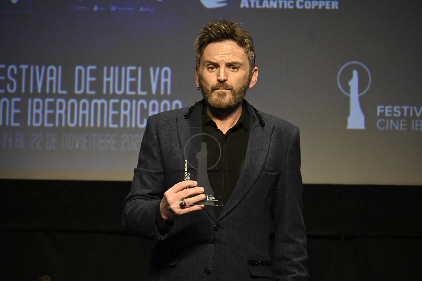 Imágenes del la entrega del Premio Ciudad de Huelva al actor Fernando Tejero