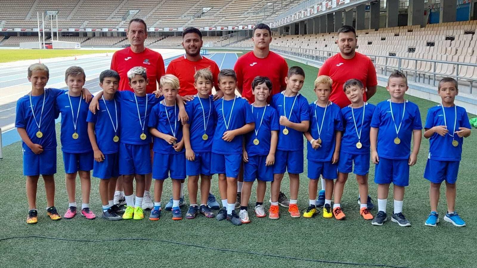 Entrega de medallas.