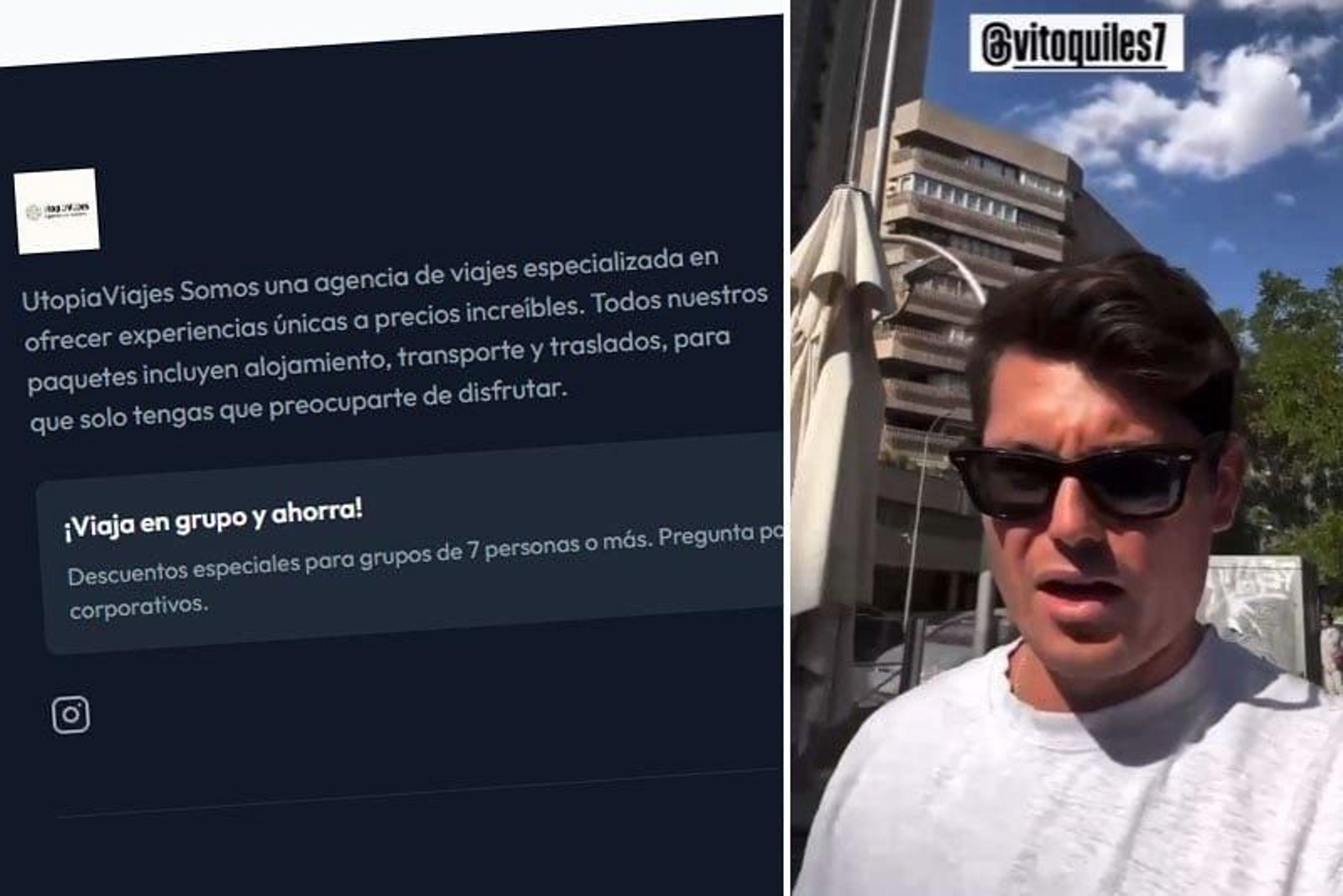 Un mensaje de UtopiaViajes.