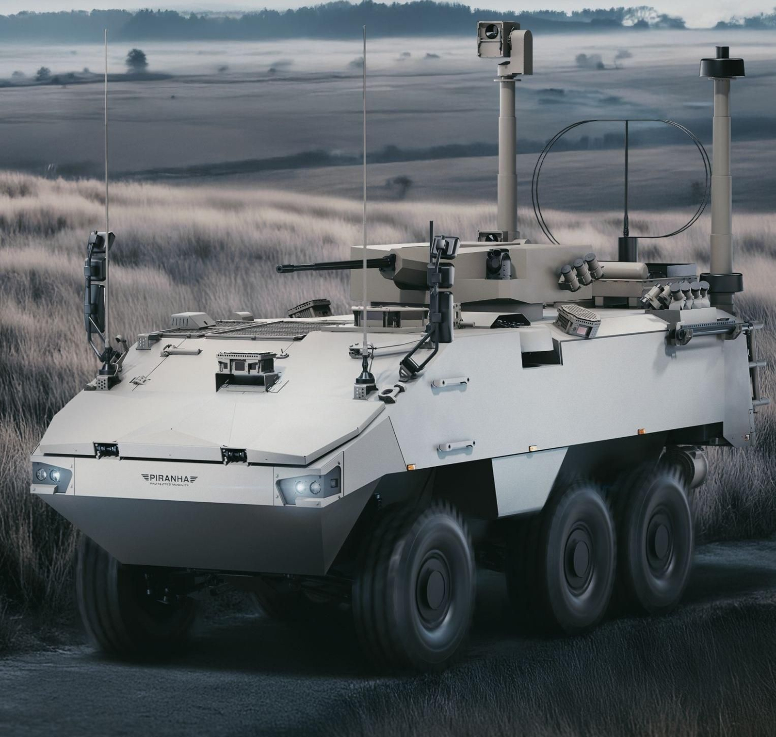 Piranha 6x6, diseñado por GDELS base del modelo que suministrará al ejército alemán