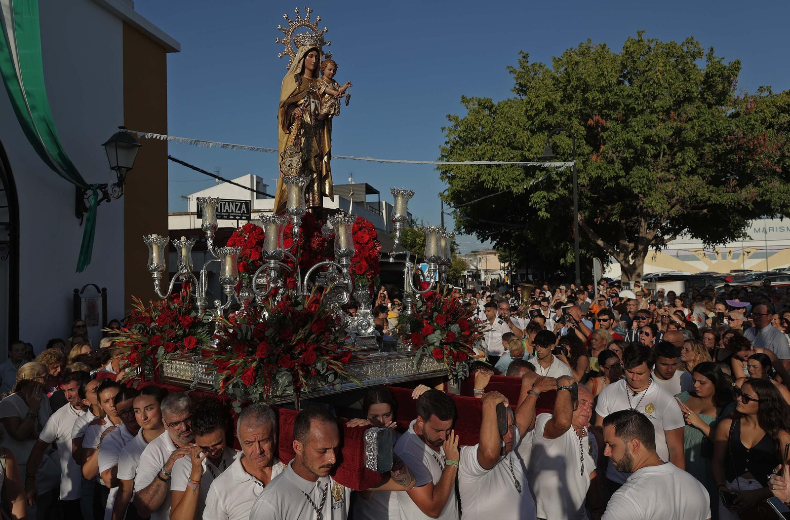 Fotos de la procesión de la virgen del Carmen en Palmones