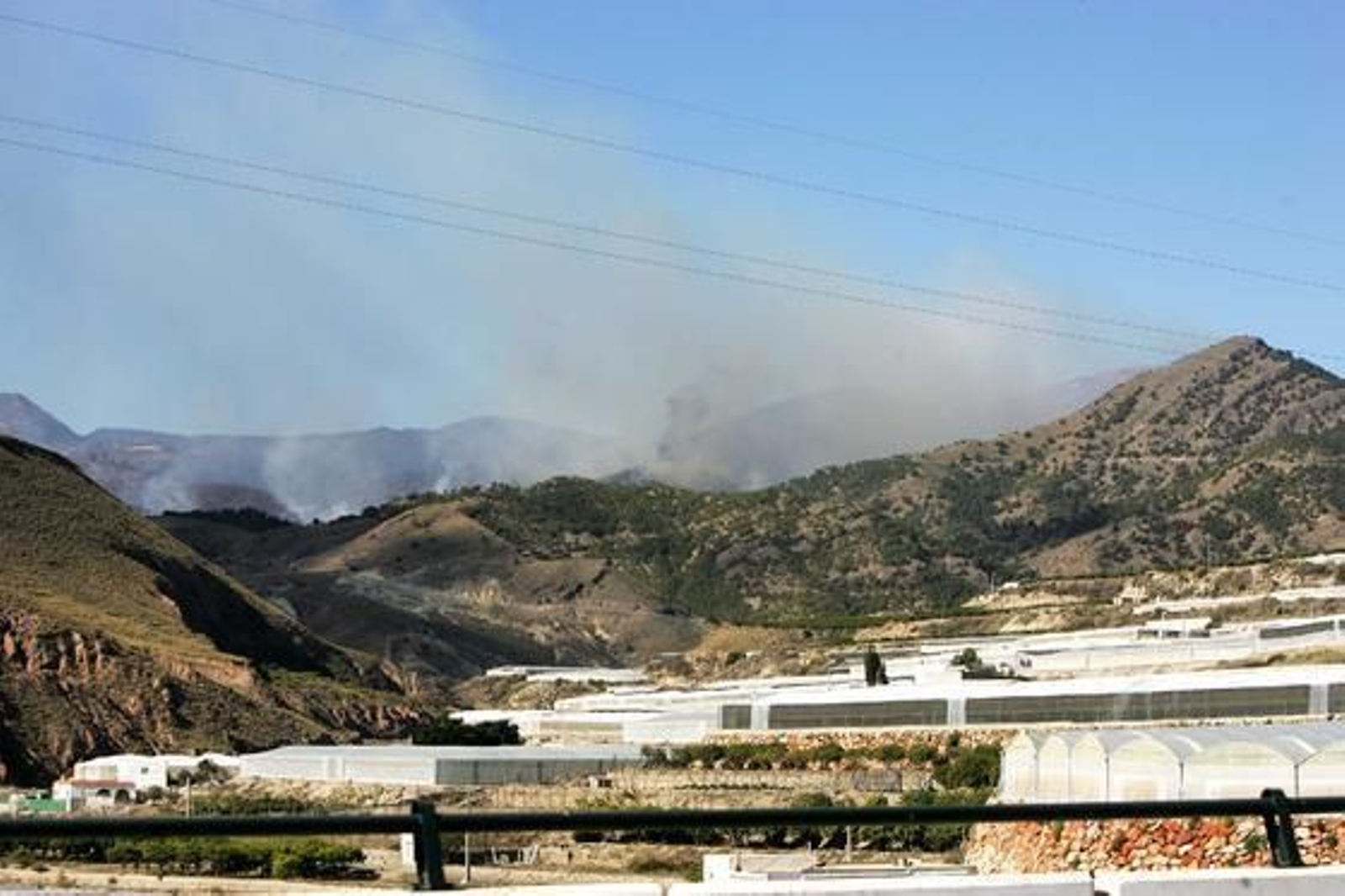 Las imágenes del incendio de Alhama